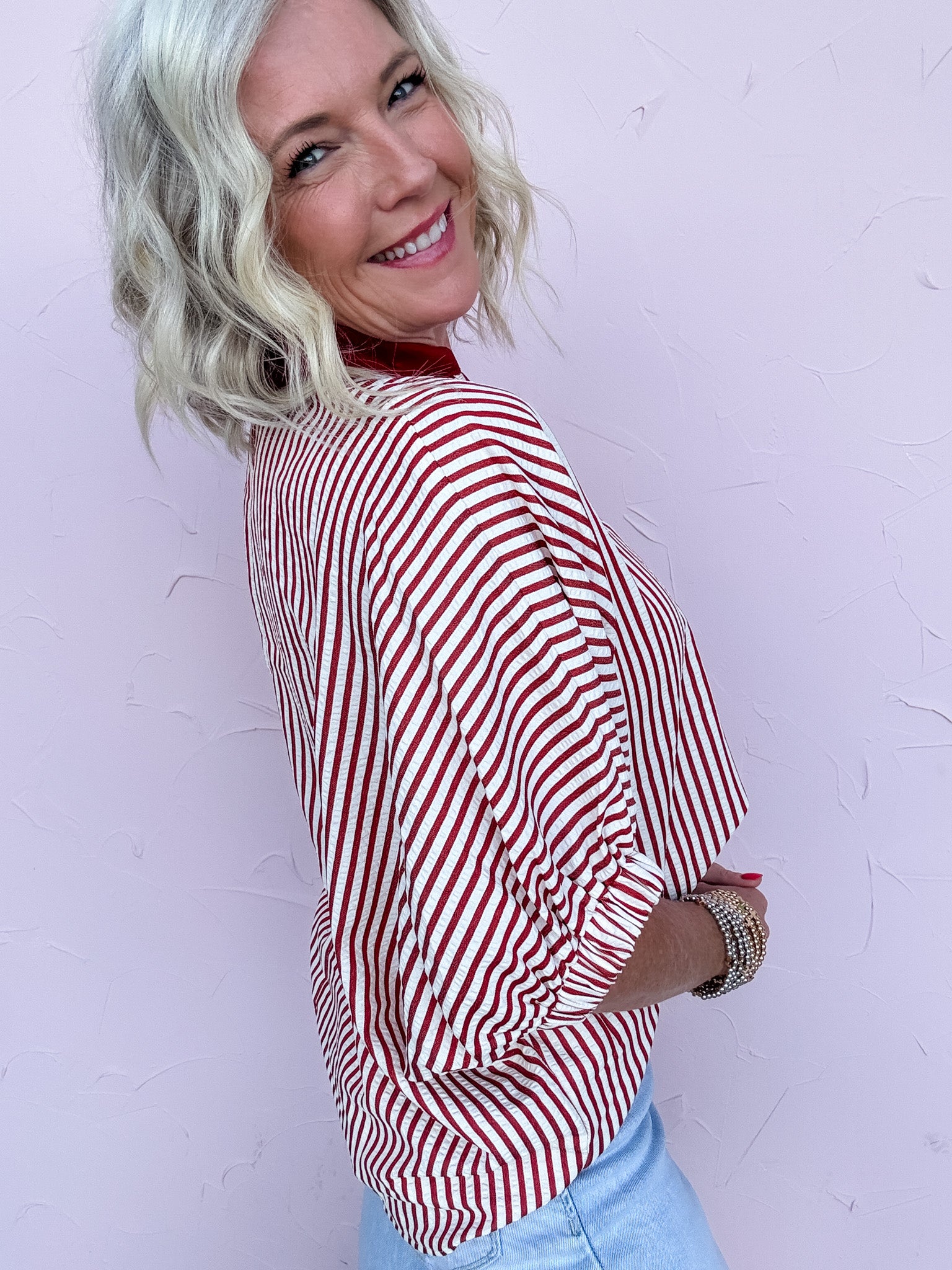 Cardinal Charm Top