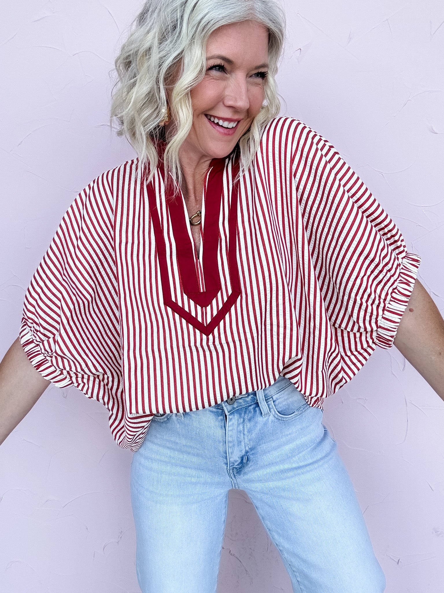 Cardinal Charm Top