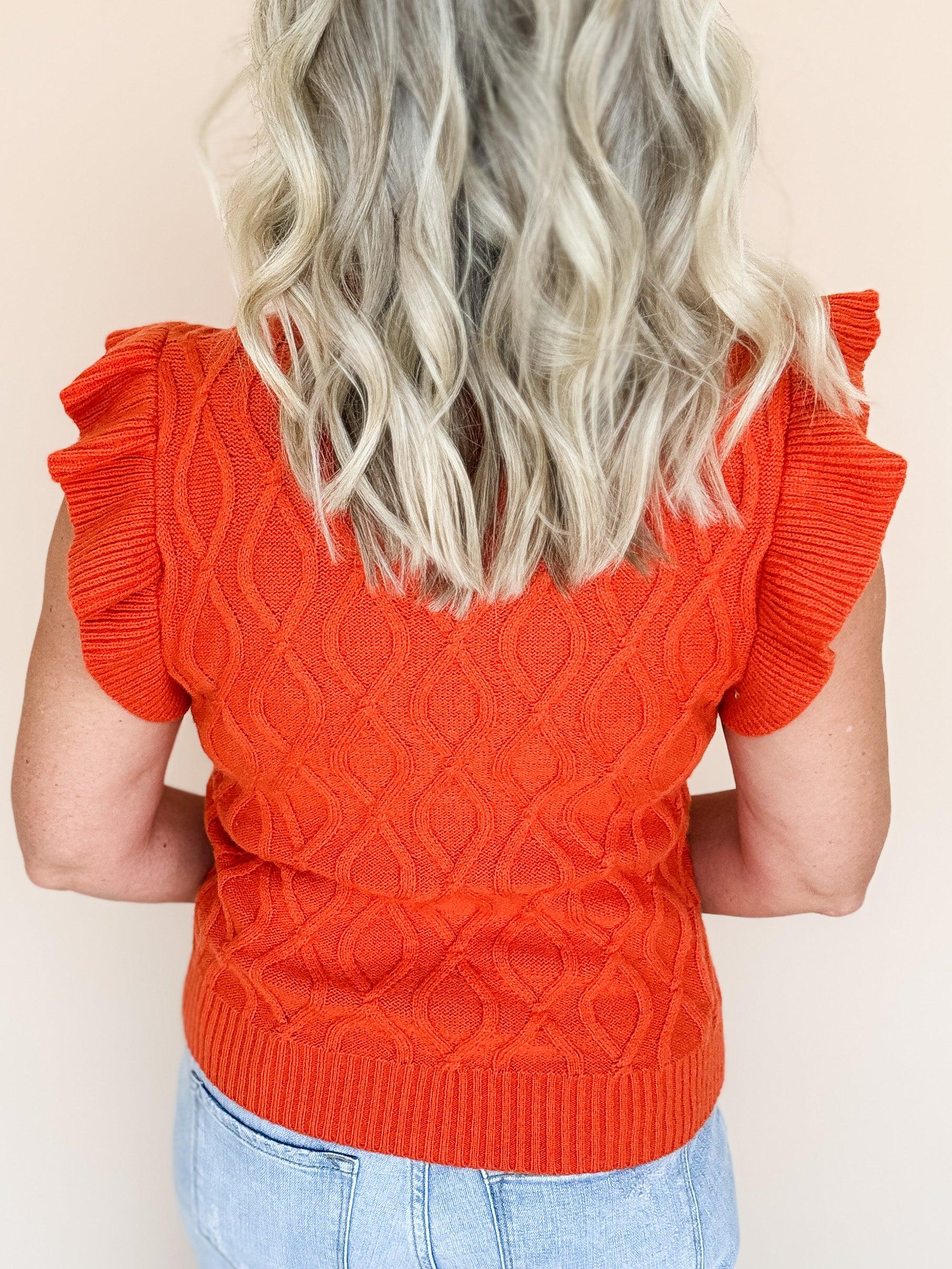 Perfect Pumpkin Sweater Top