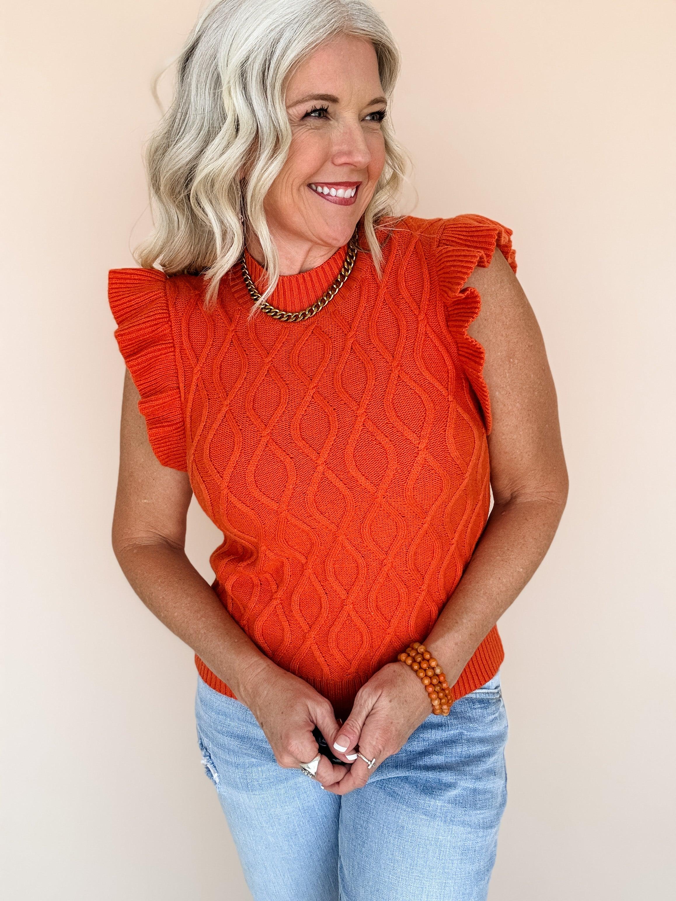 Perfect Pumpkin Sweater Top