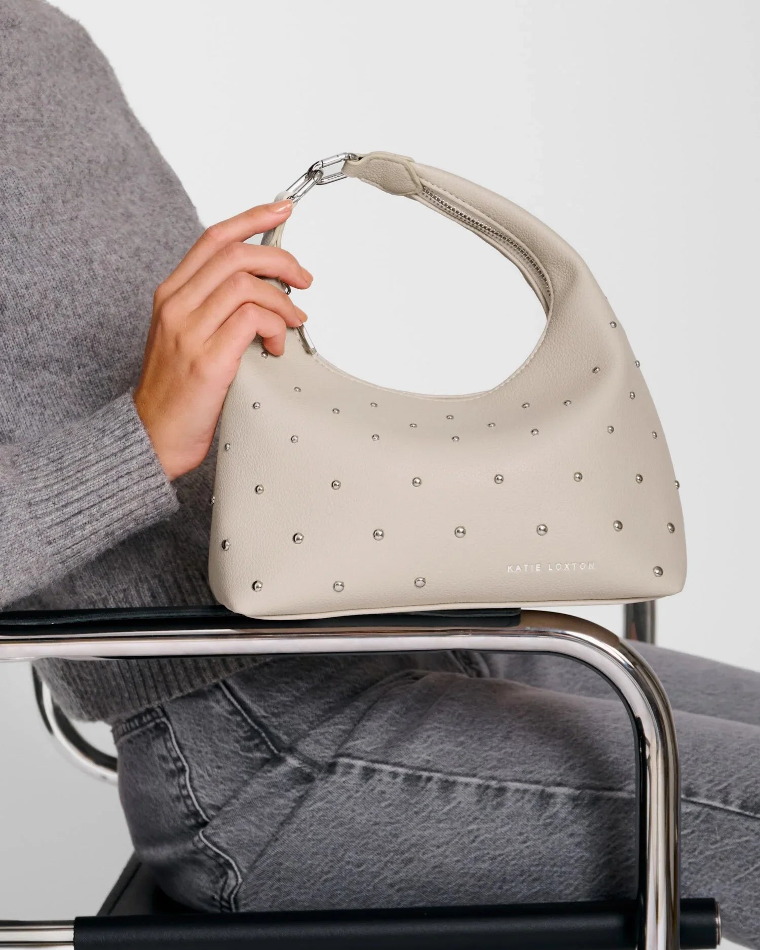 Melia Oyster Studded Tote | Katie Loxton