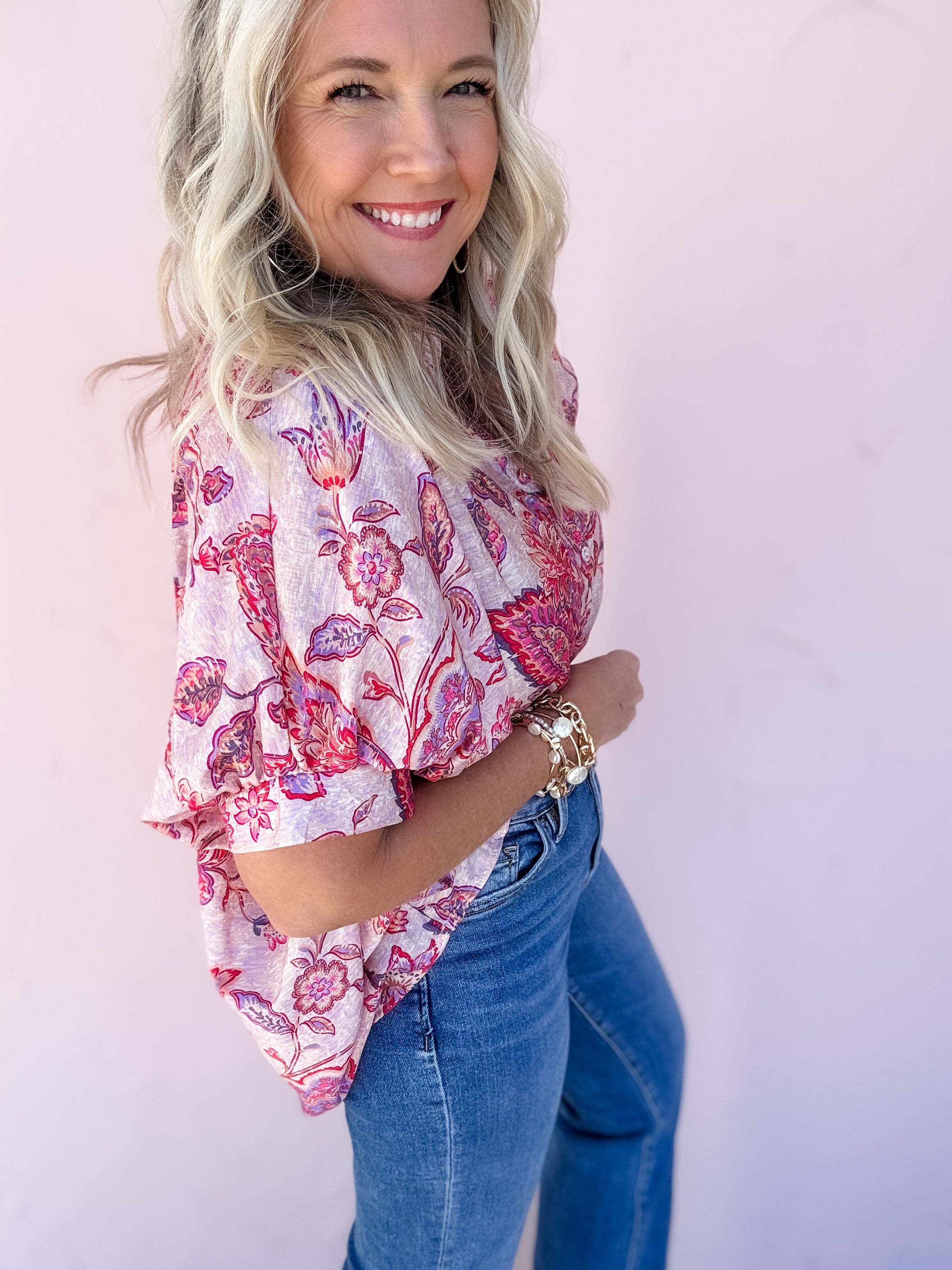 Paisley Blossom Top