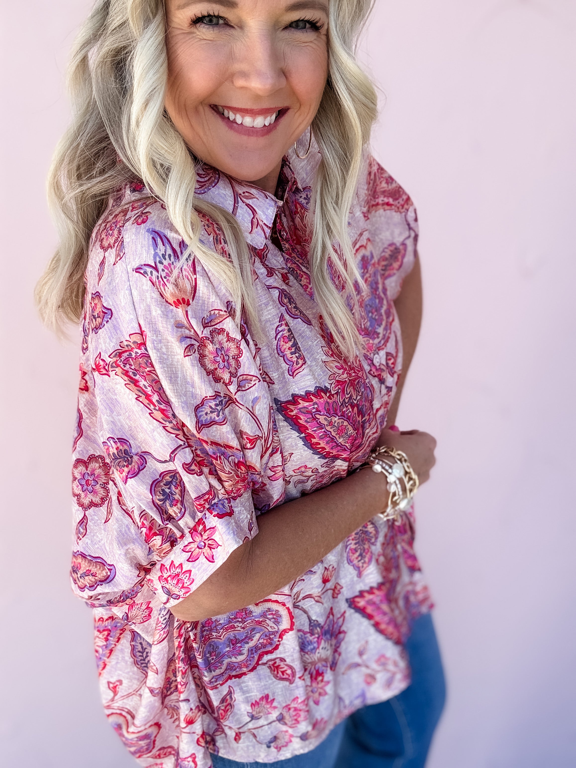 Paisley Blossom Top