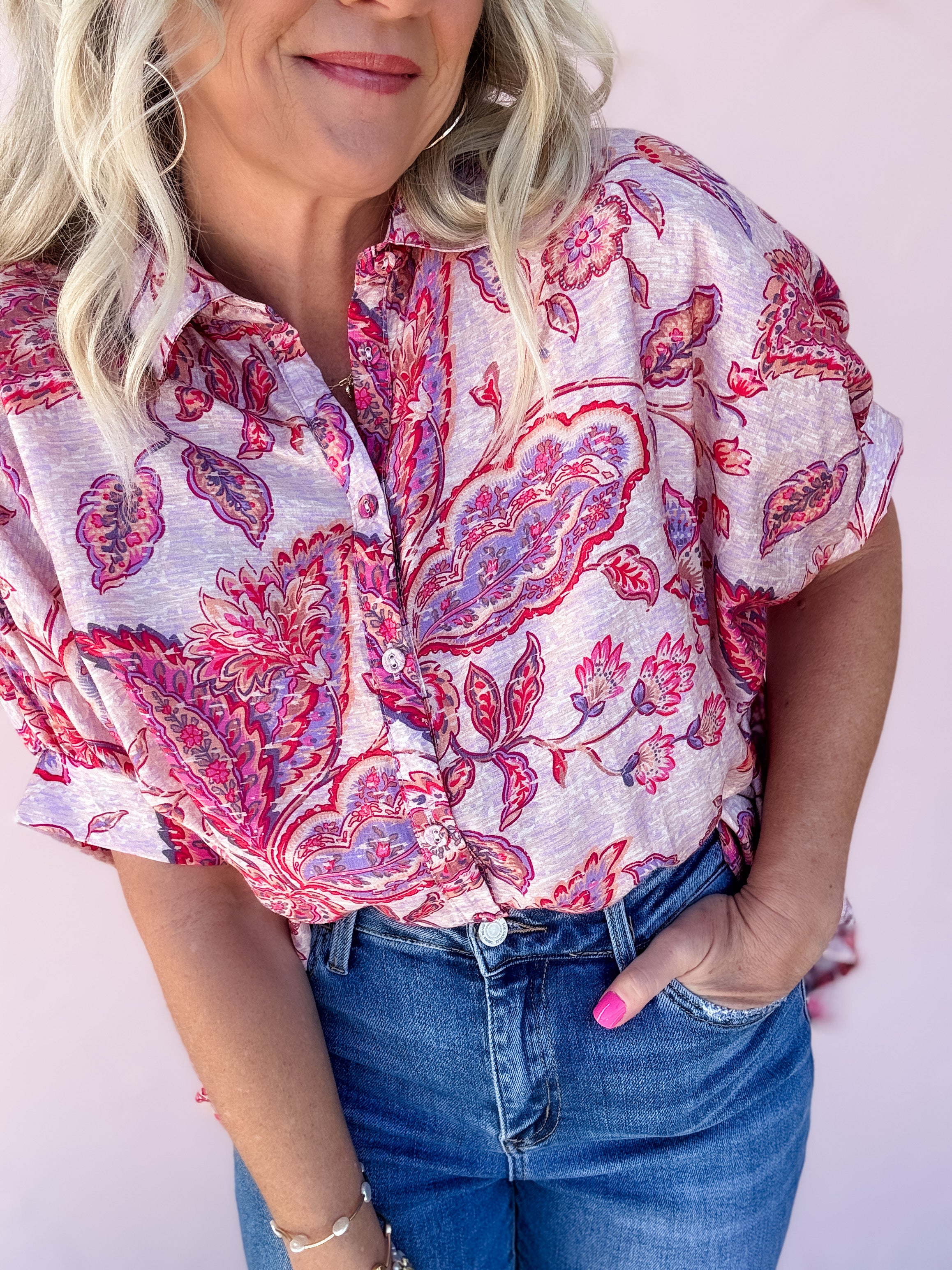 Paisley Blossom Top