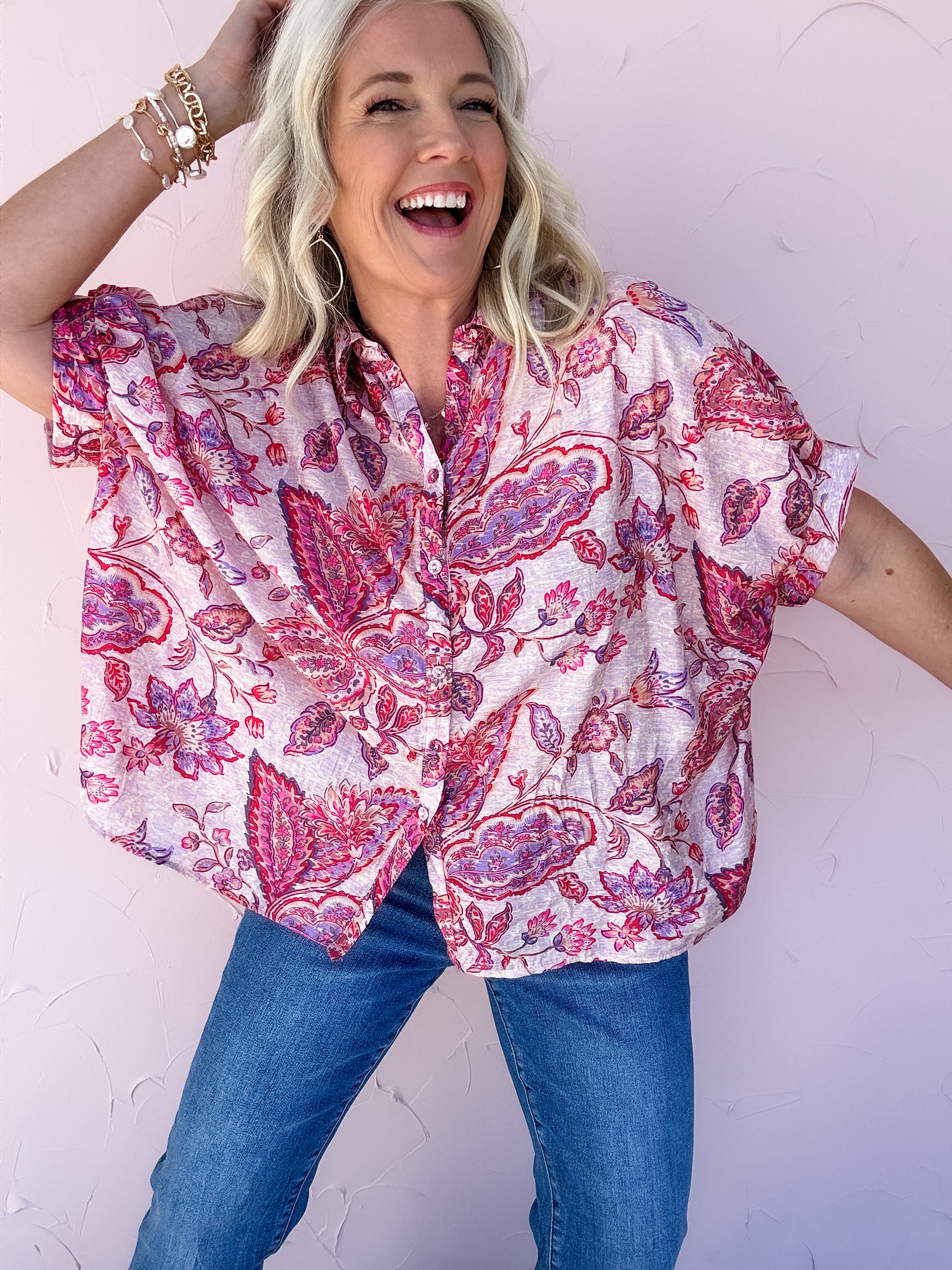 Paisley Blossom Top