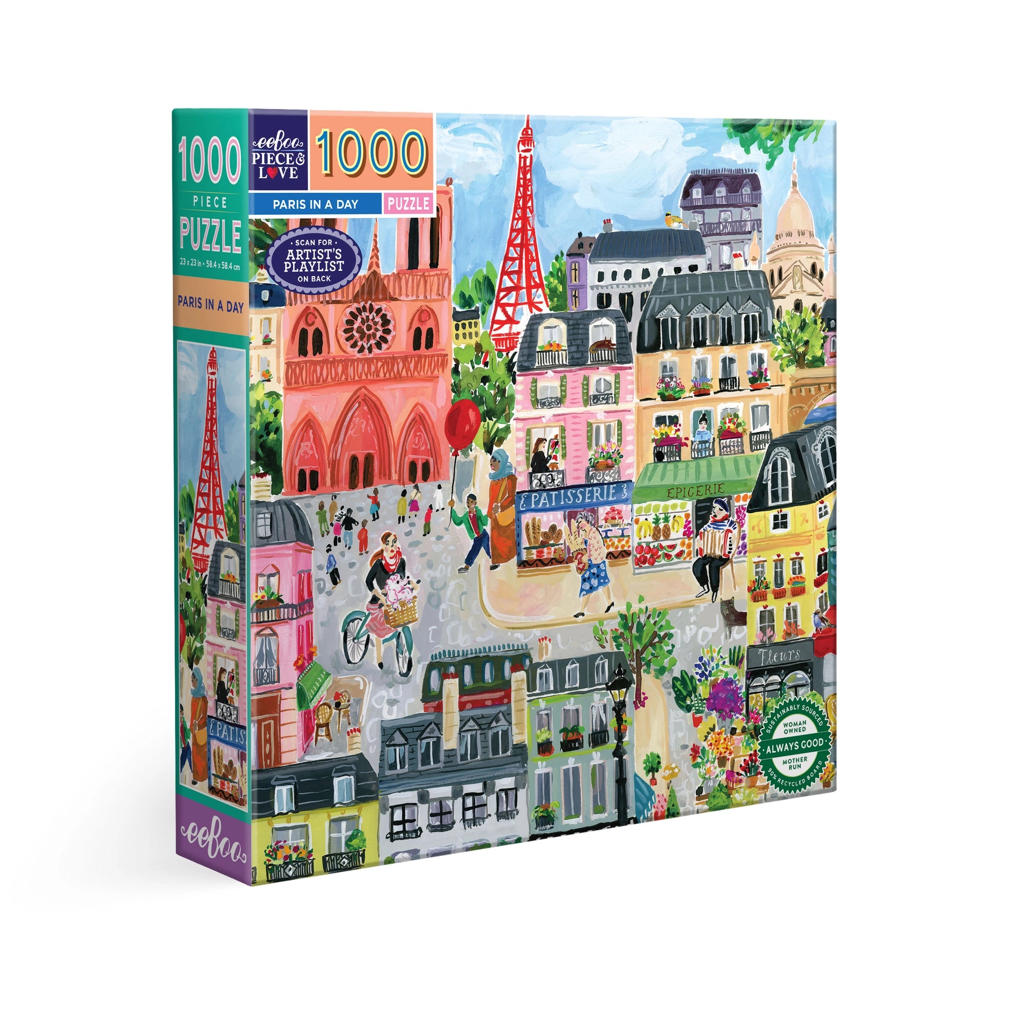 Paris in A Day | 1000 Piece Puzzle