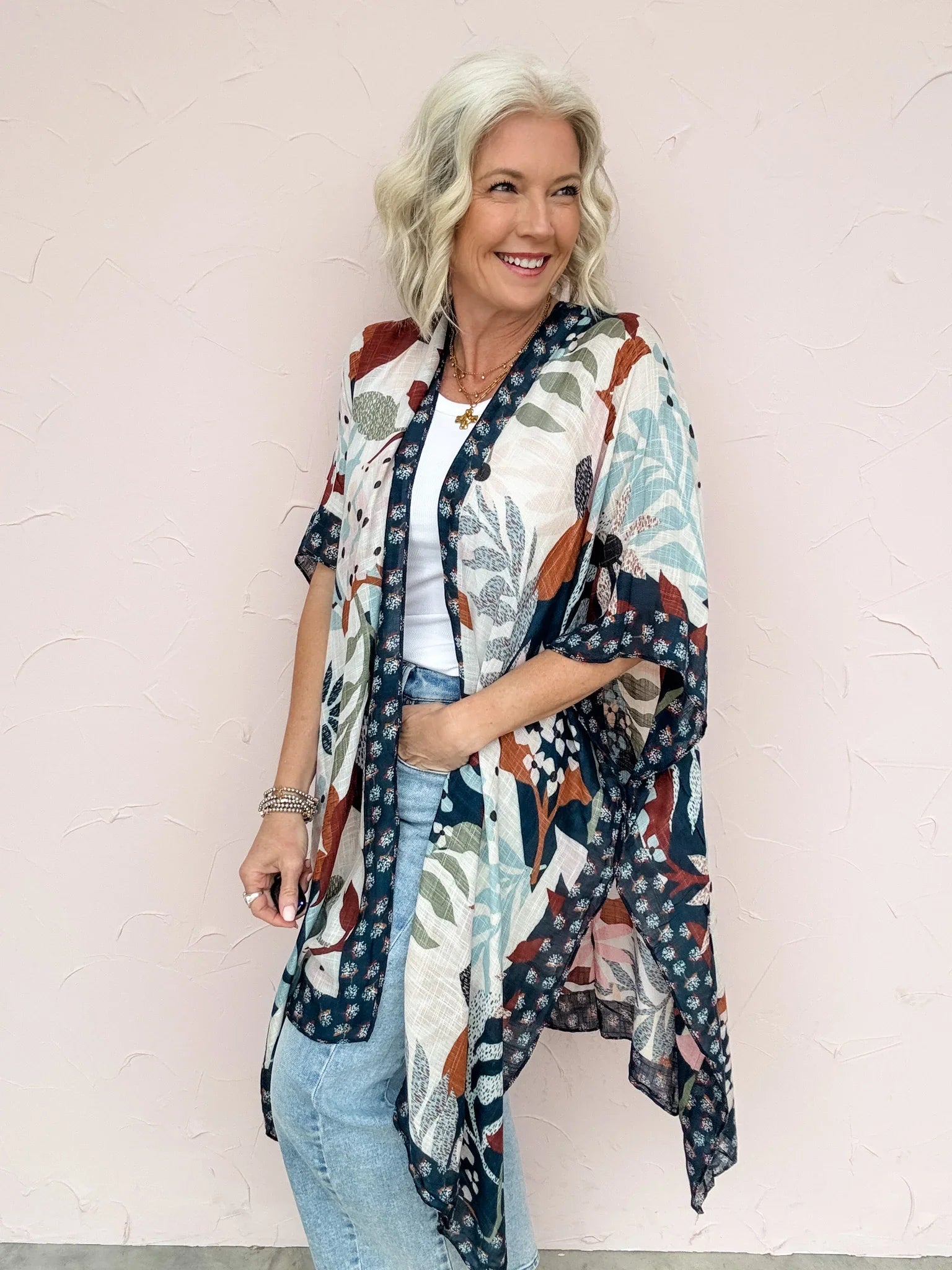 Canyon Bloom Kimono