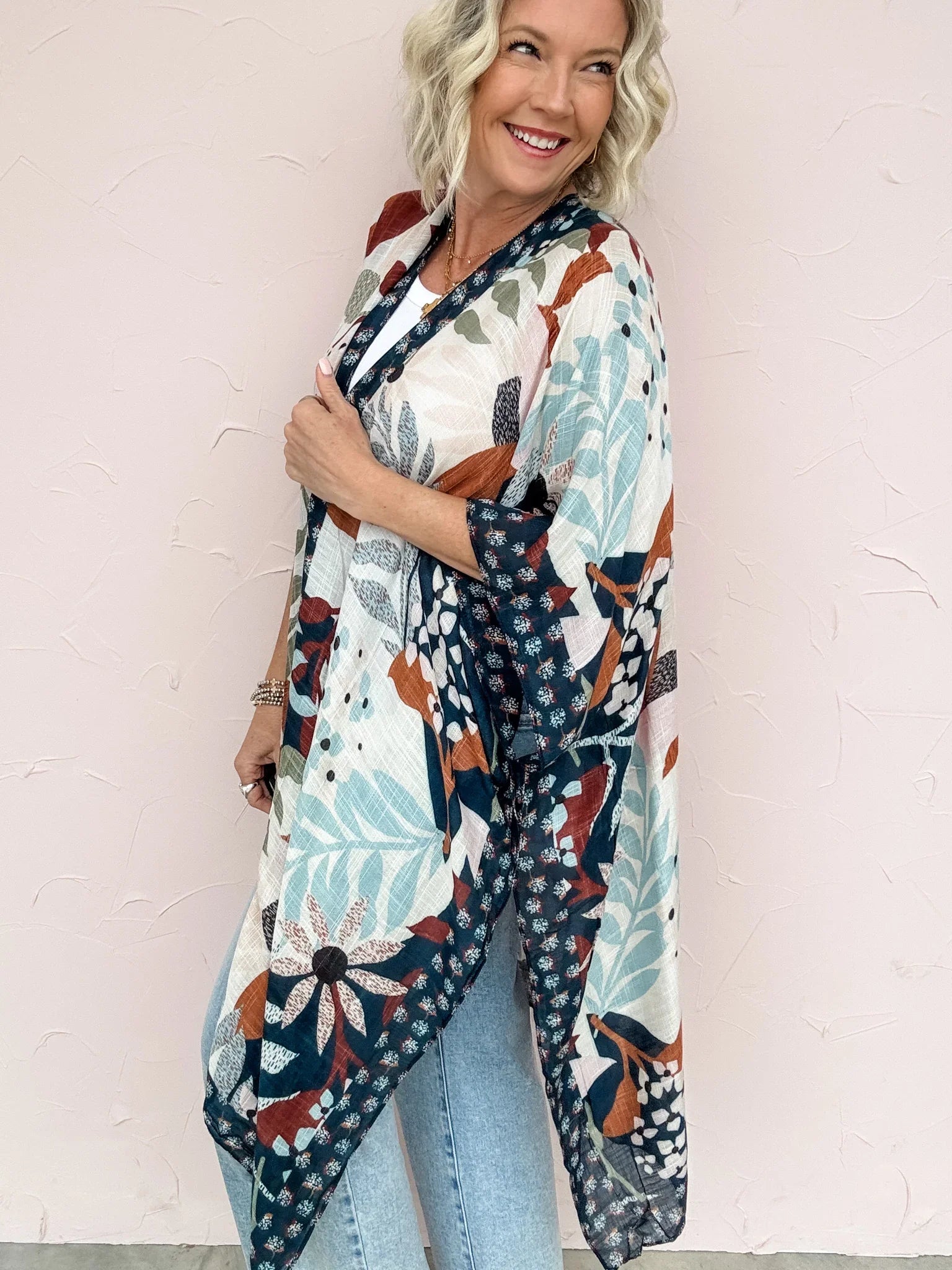 Canyon Bloom Kimono