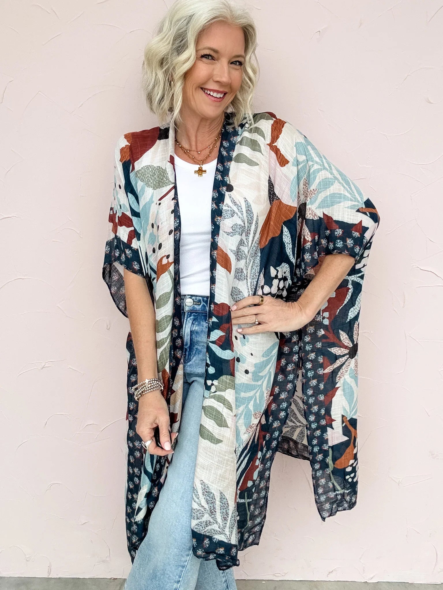 Canyon Bloom Kimono