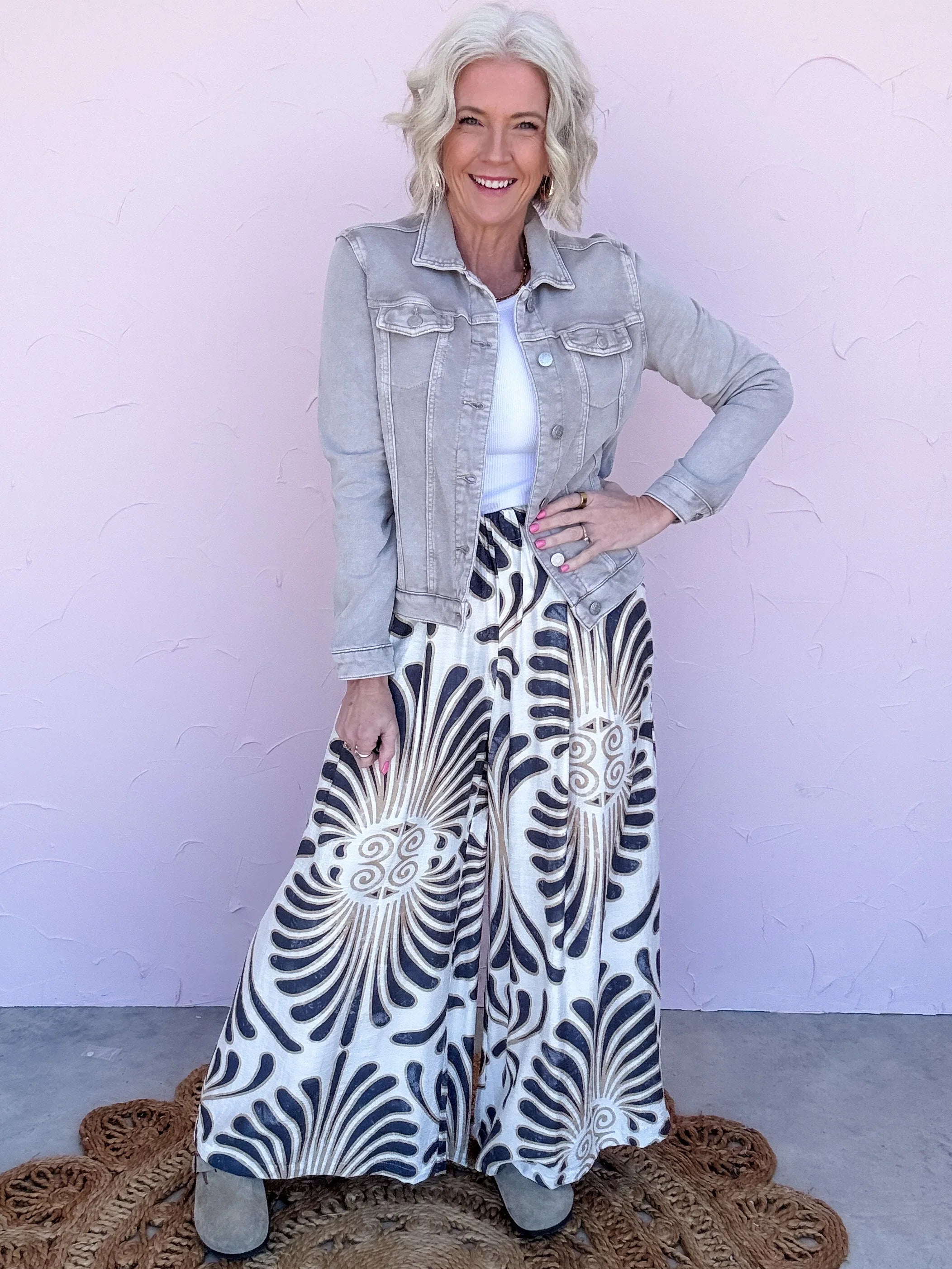 Natural Rhythm Wide Leg Pants