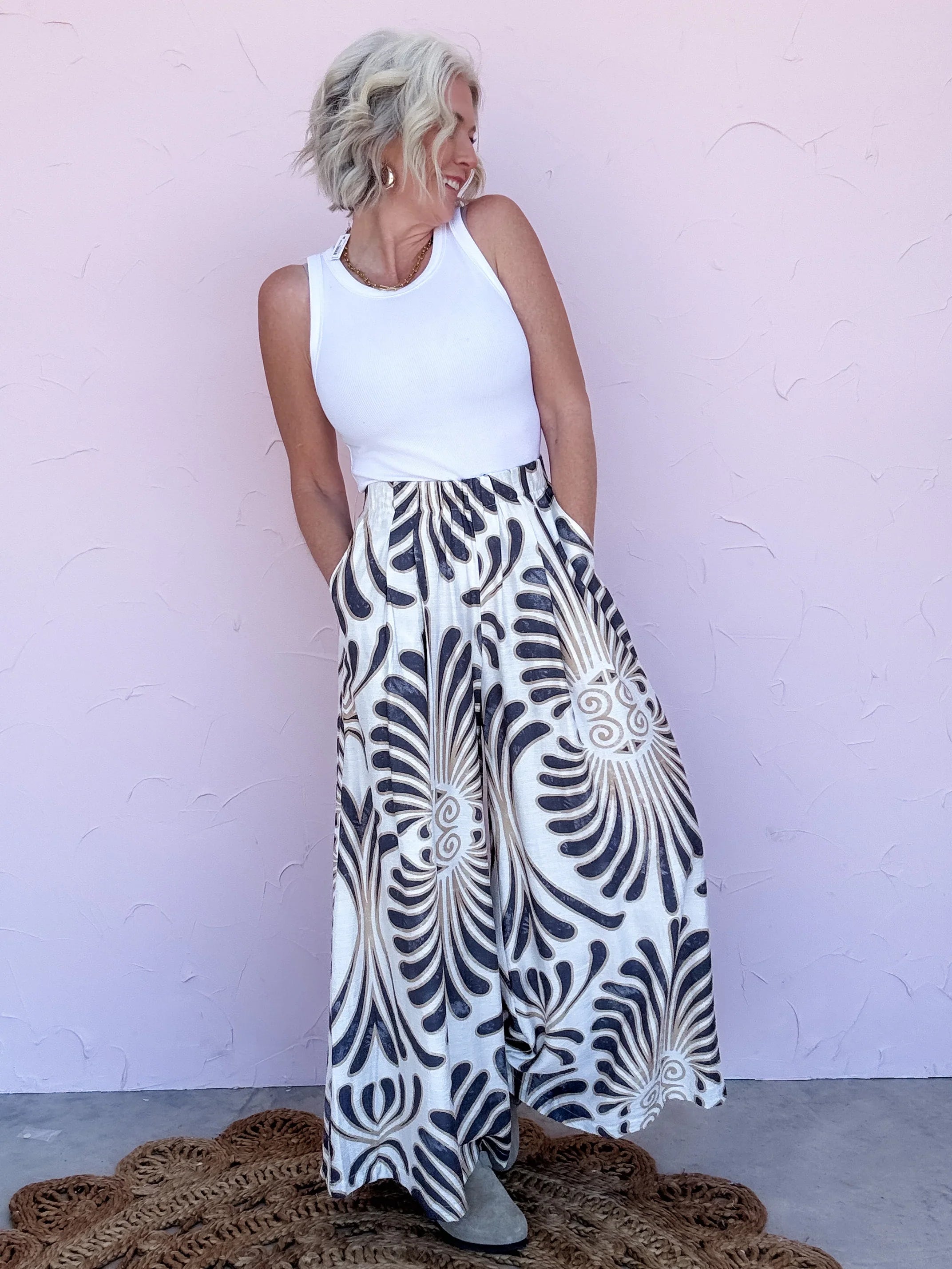 Natural Rhythm Wide Leg Pants