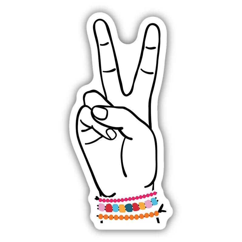 Boho Peace Sign Sticker