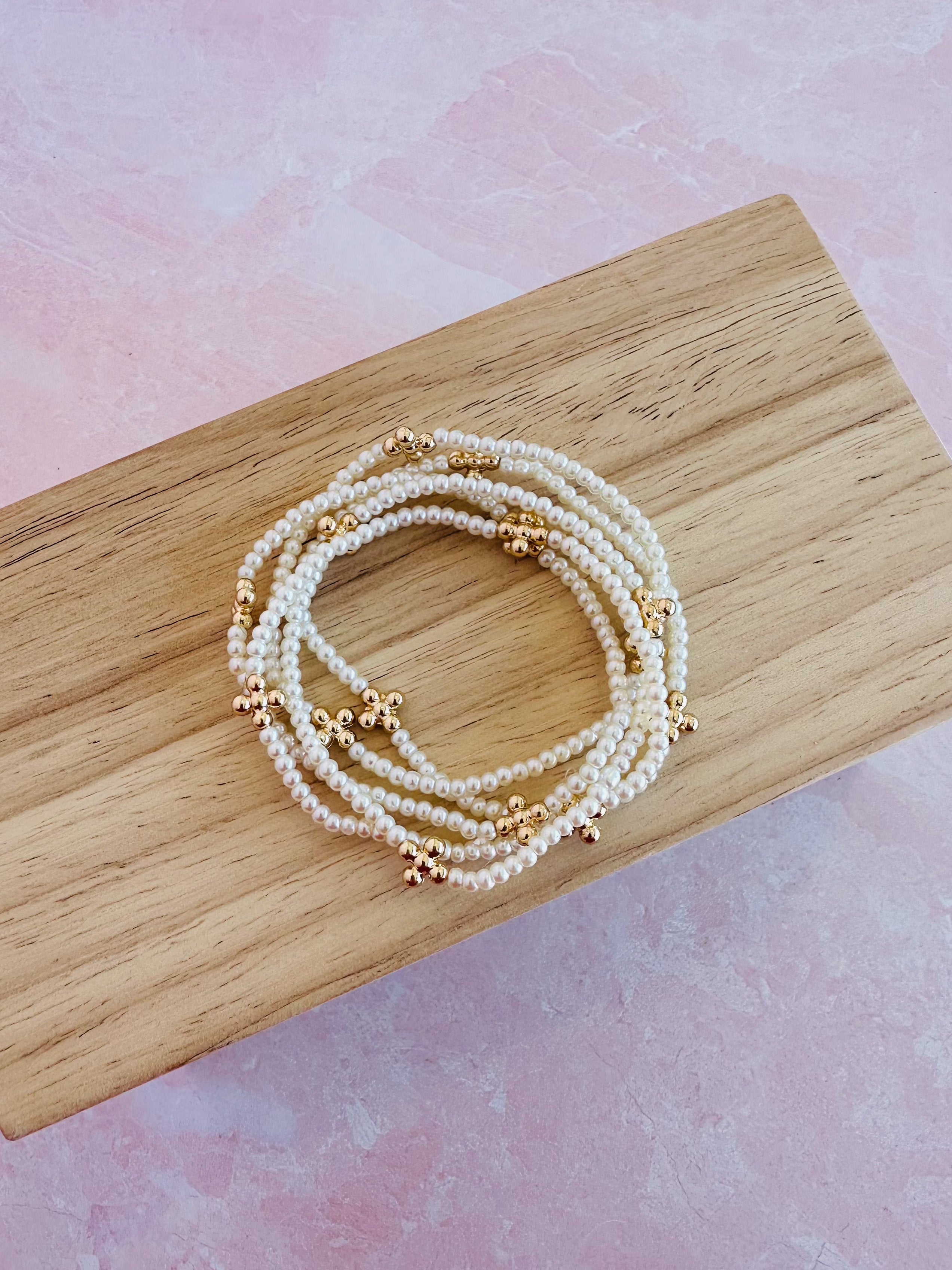 Golden Blessings Bracelet Set