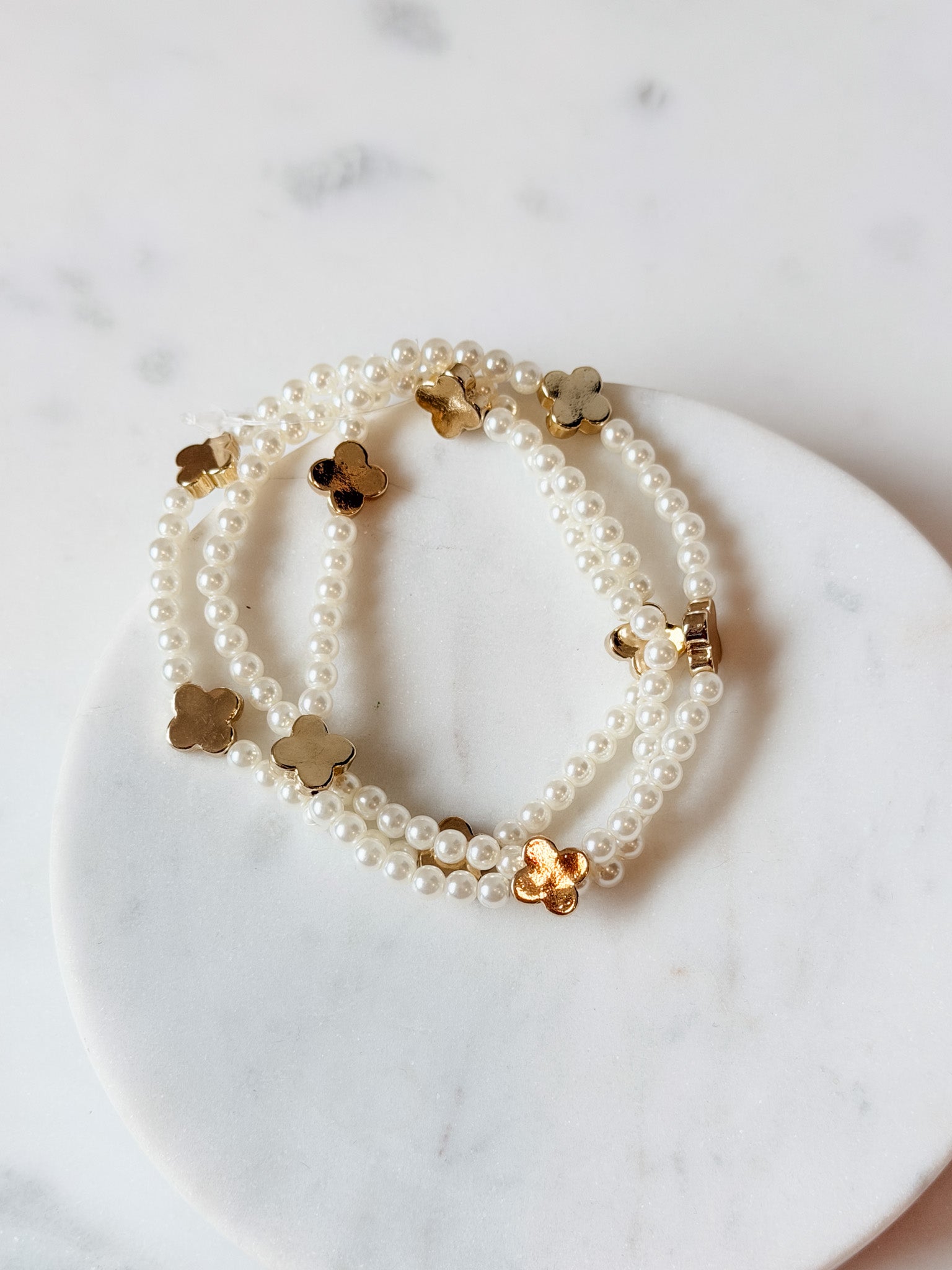 Lucky Pearl Bracelet Stack