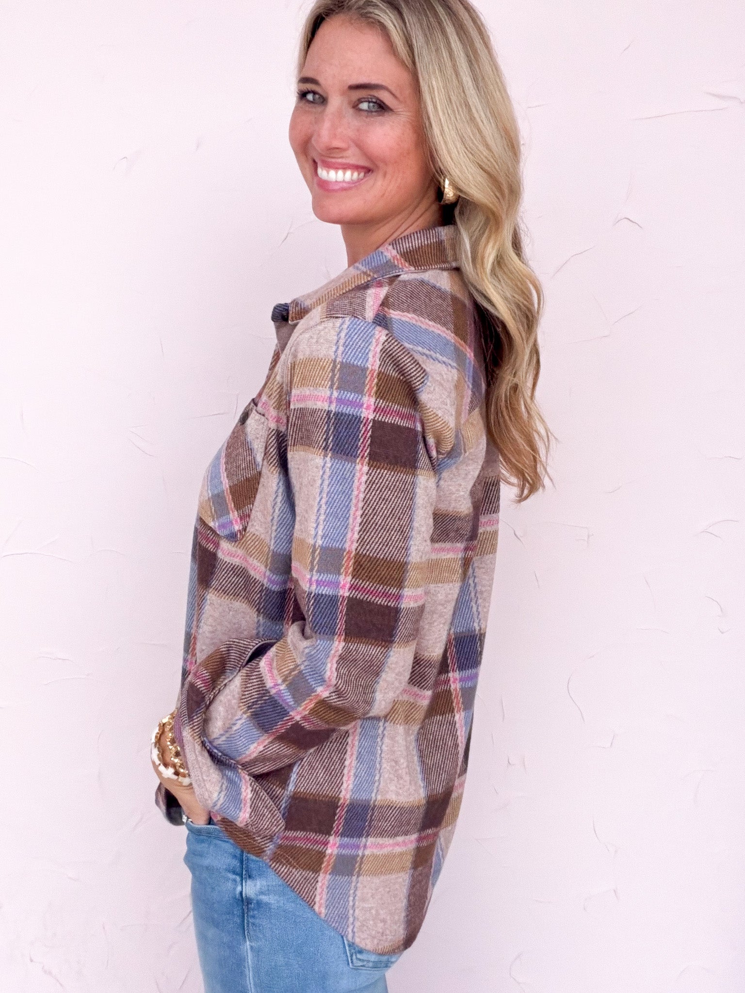 Plaid About You Top