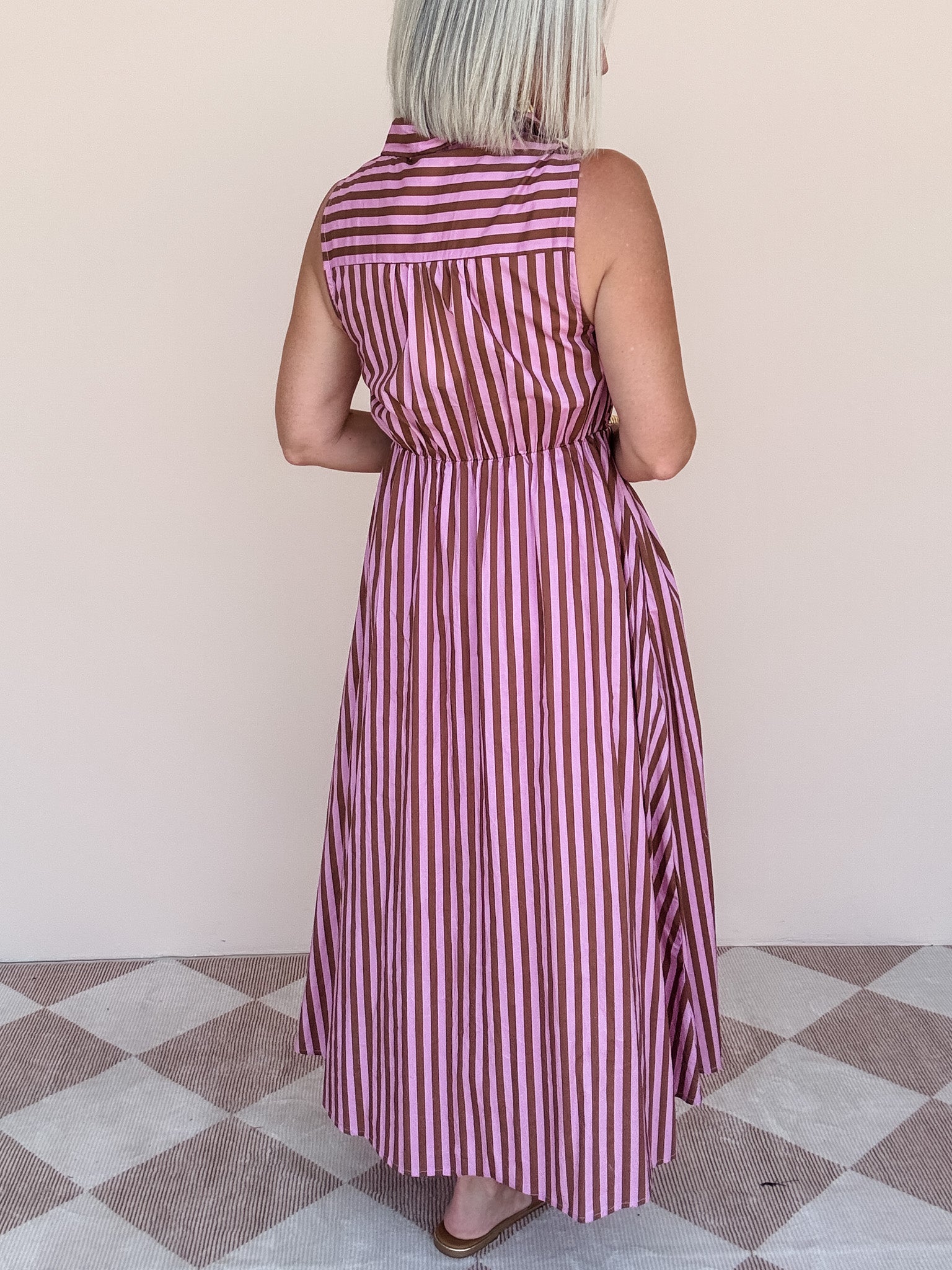 Desert Rose Stripe Dress