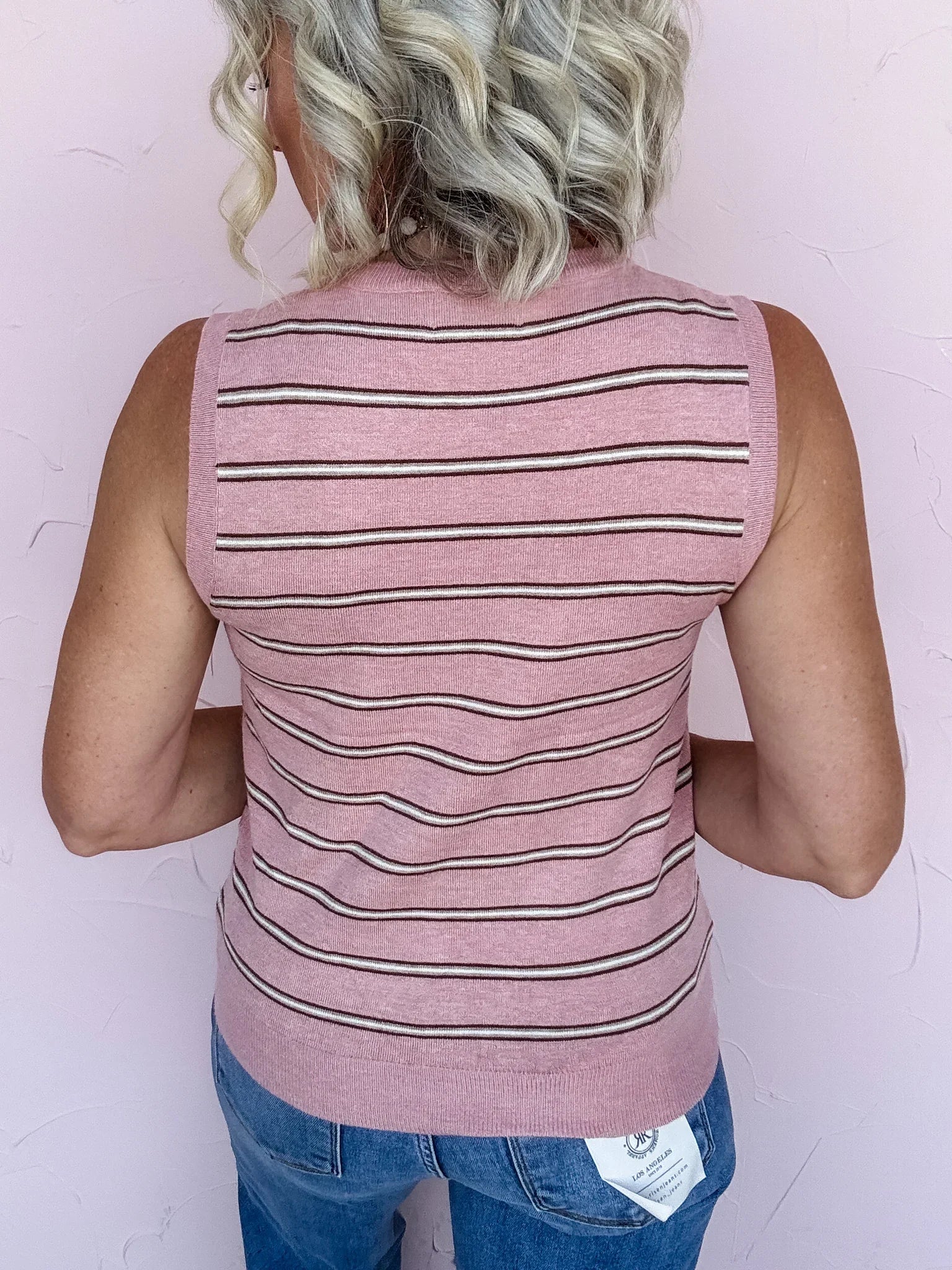 Strawberry Cream Sweater Tank