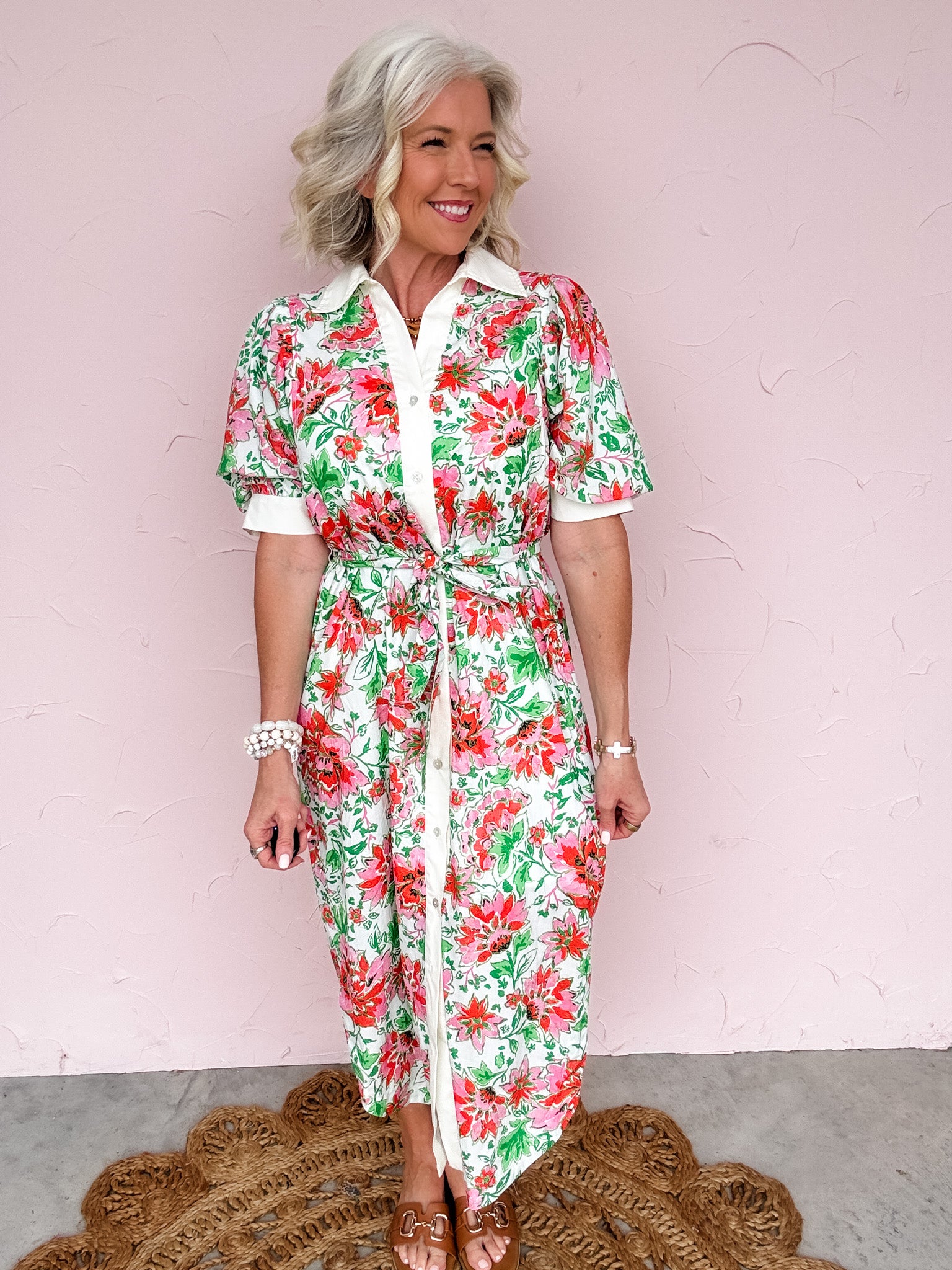 Flower Market Afternoon Dress