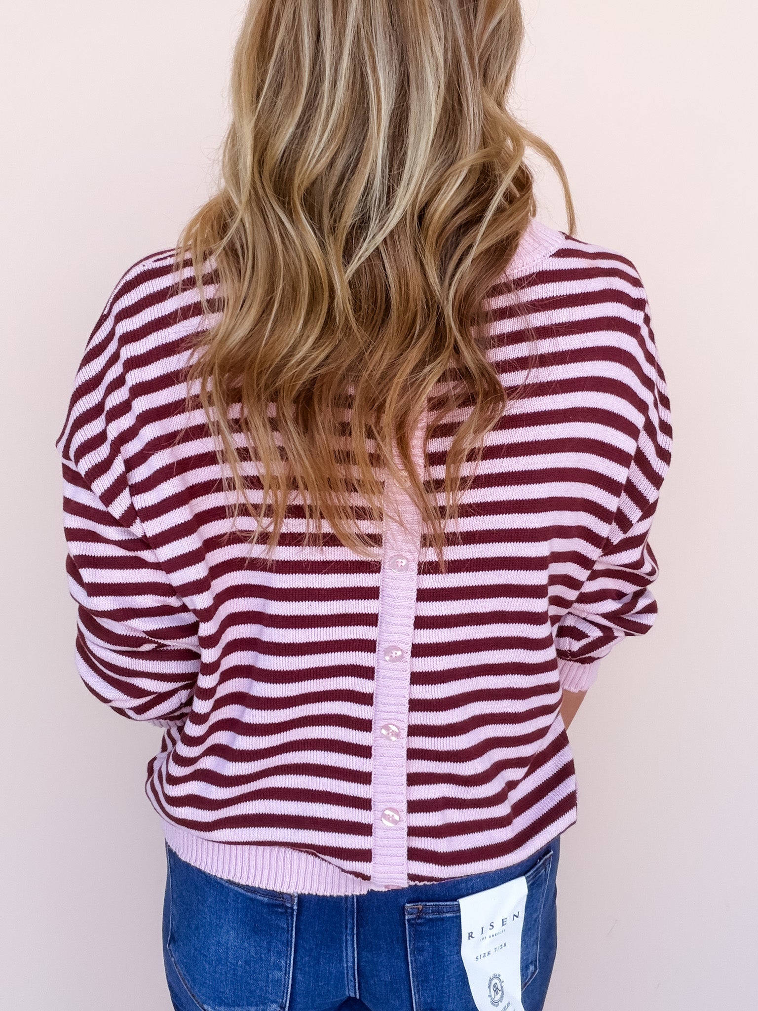 Back Story Sweater | Light Pink