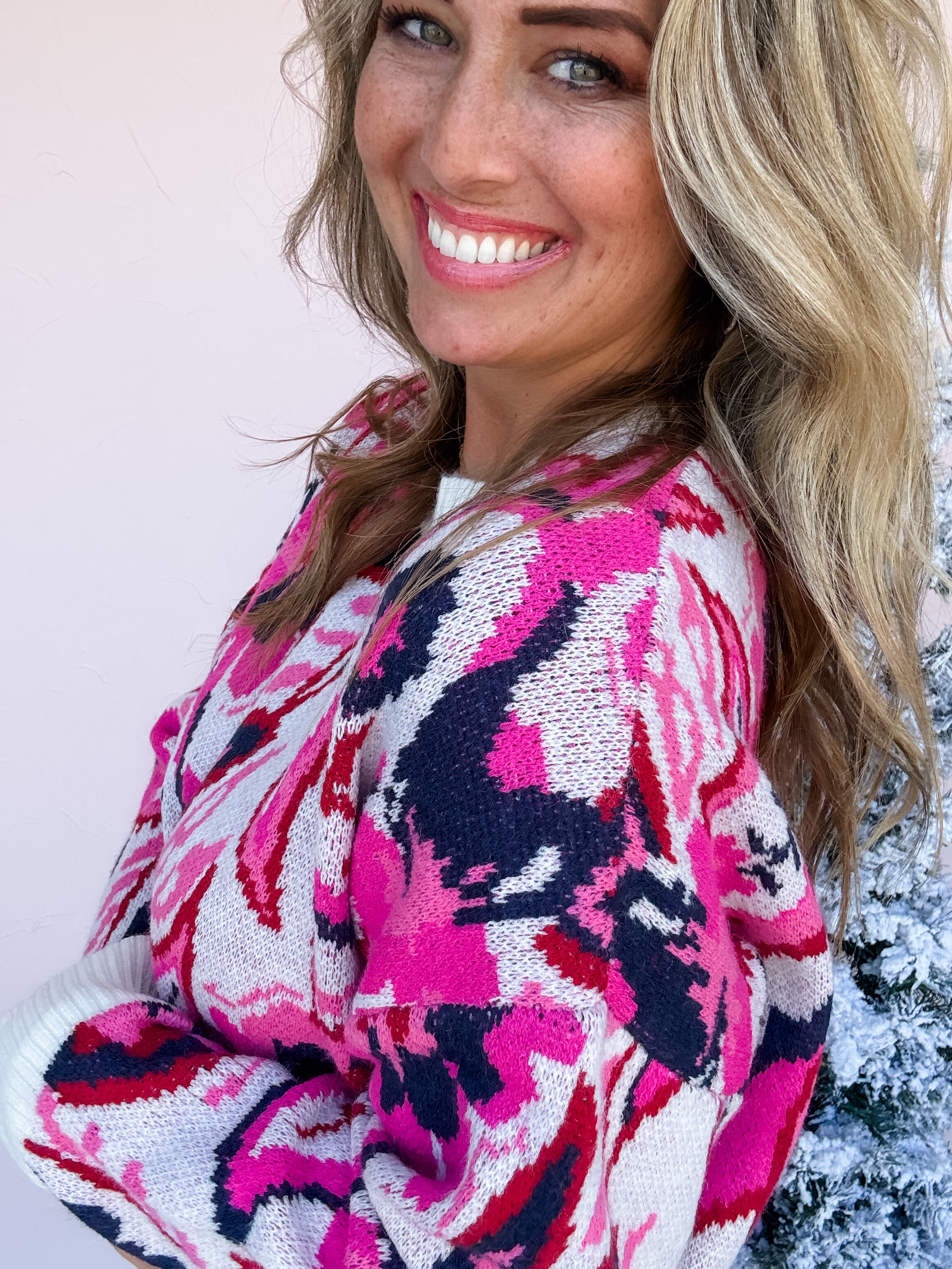 Floral Fusion Sweater