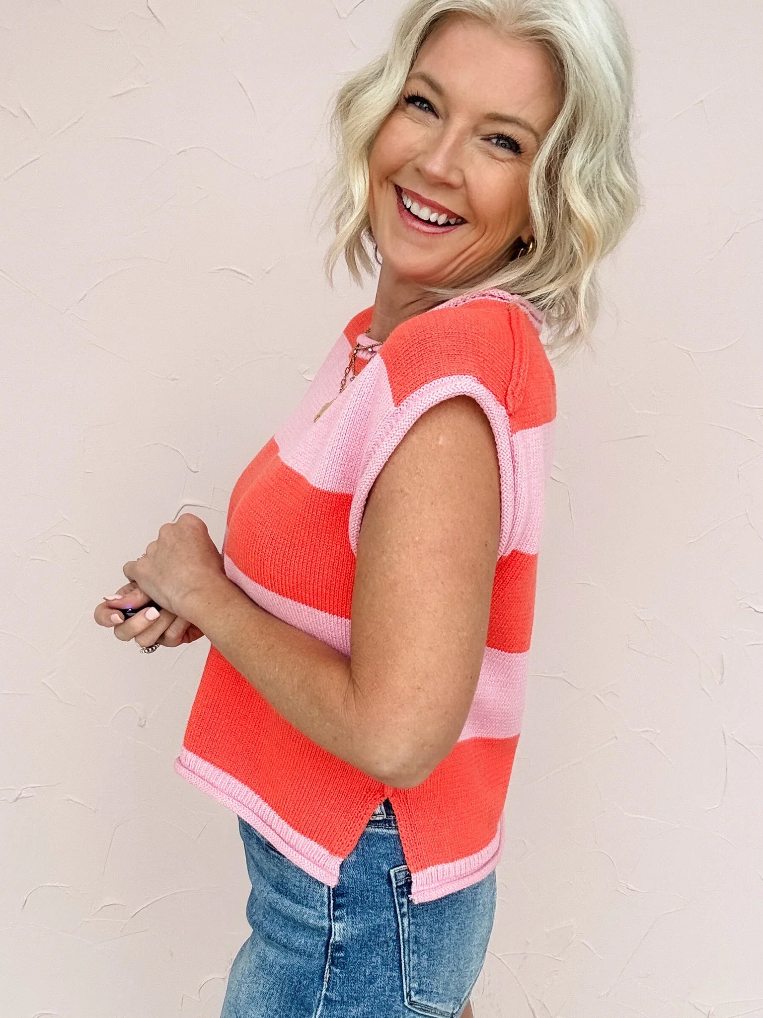 Simple Joys Stripe Knit Top
