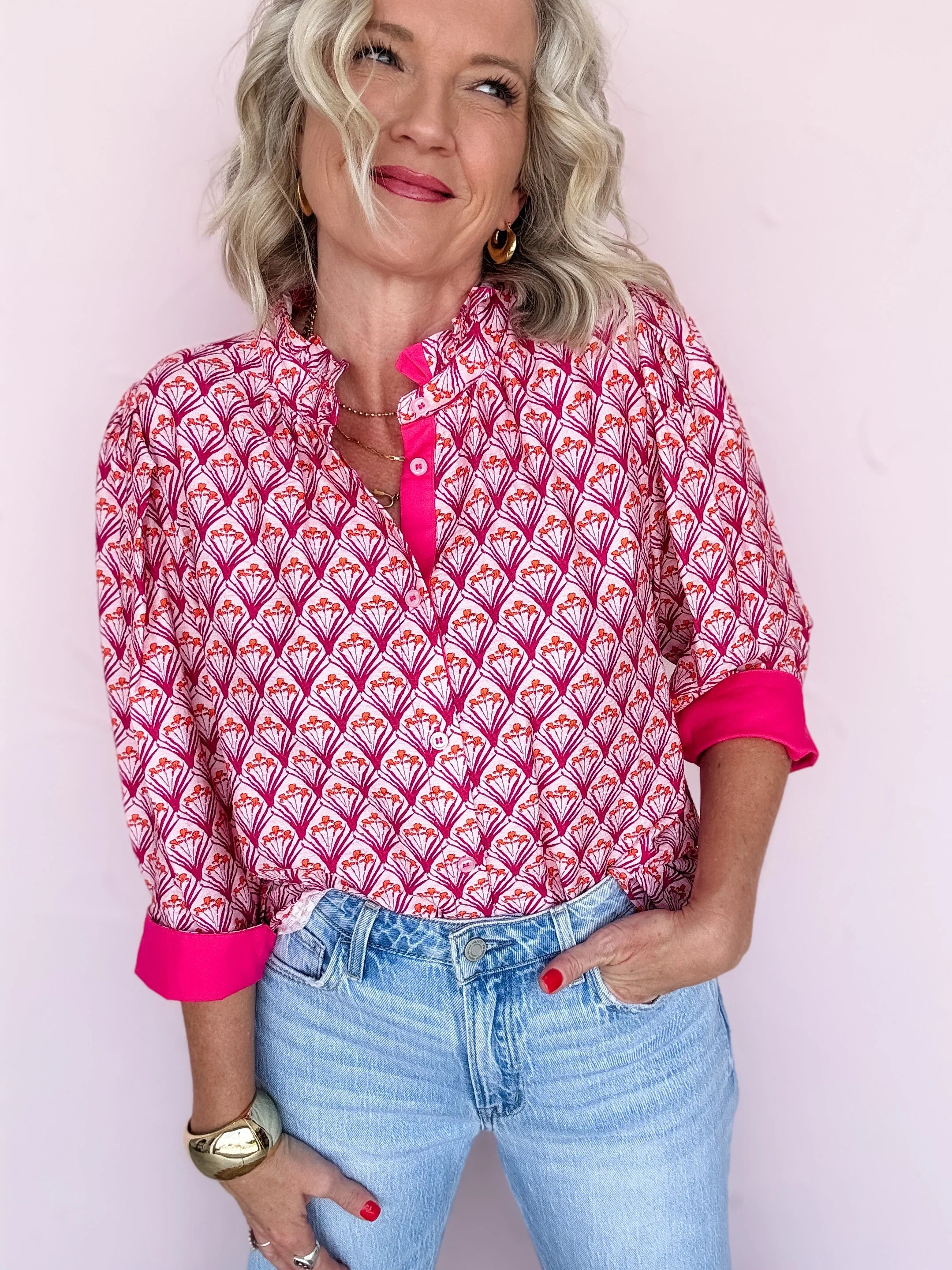 Season Finale Floral Top