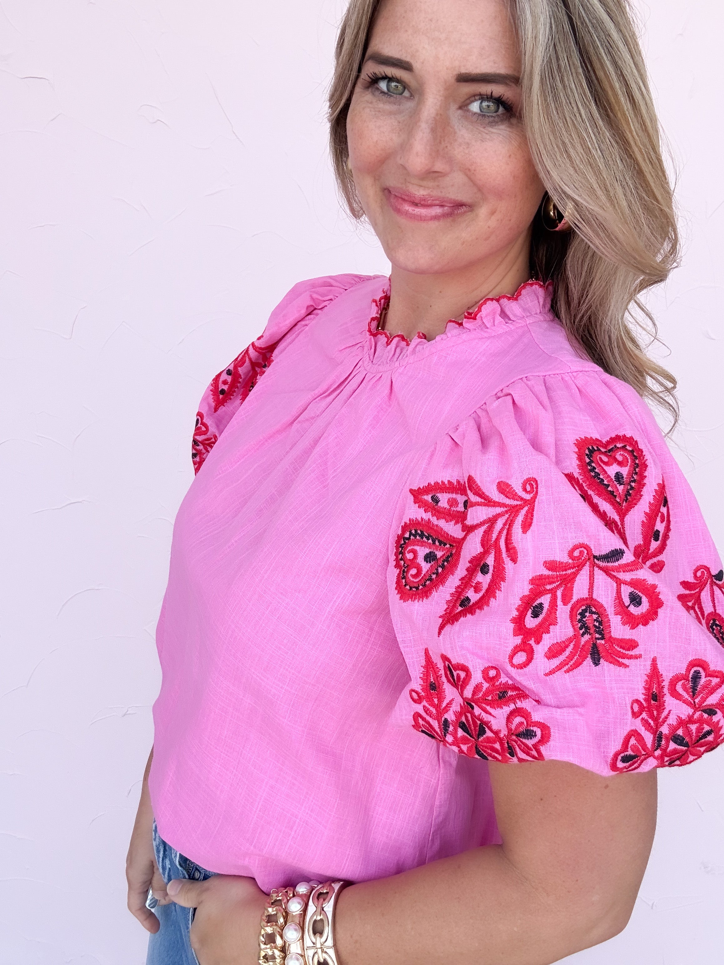 Flamenco Rose Top