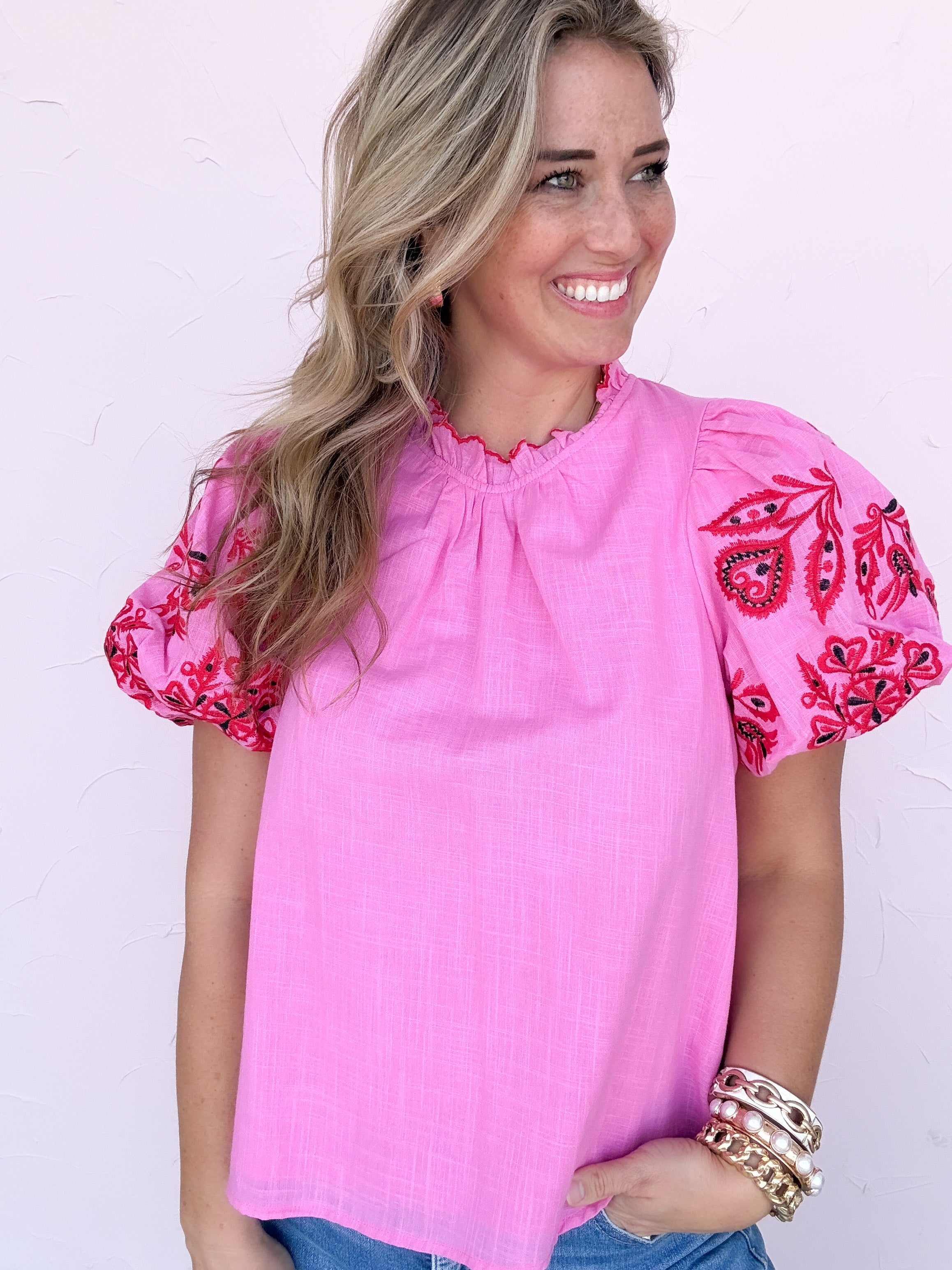 Flamenco Rose Top