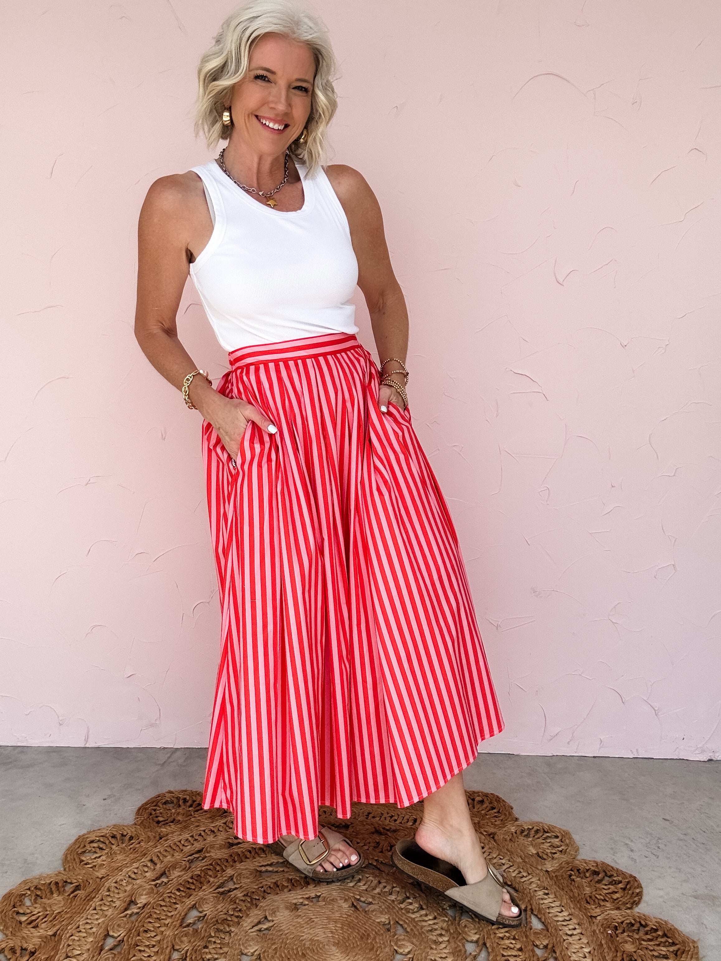 Coral Cabana Skirt