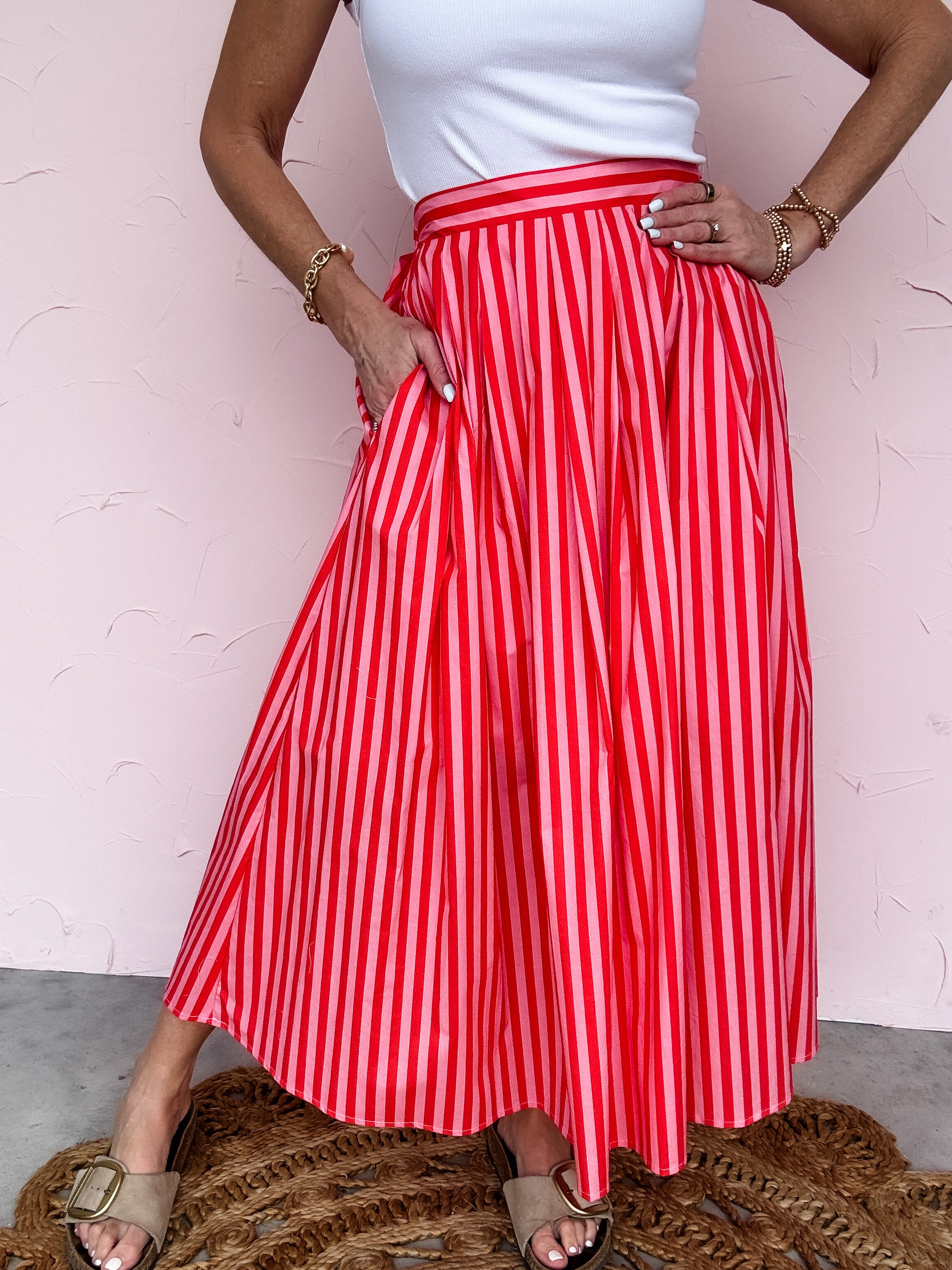 Coral Cabana Skirt