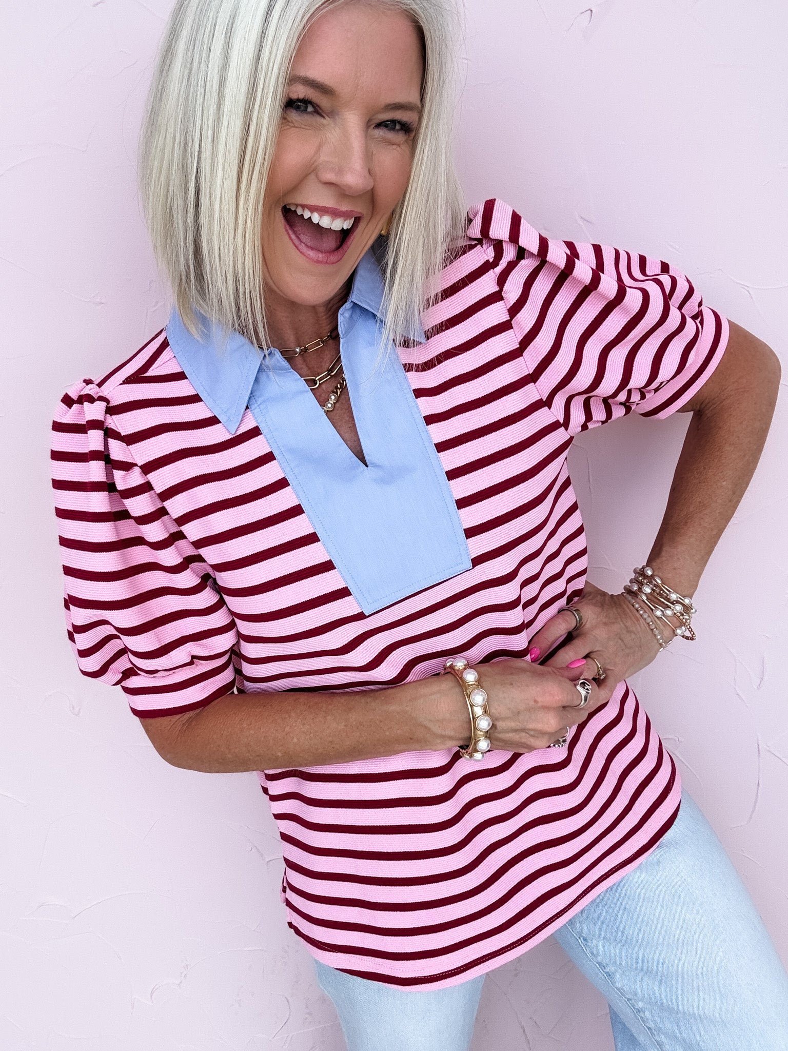 Perfect Pair Stripe Top