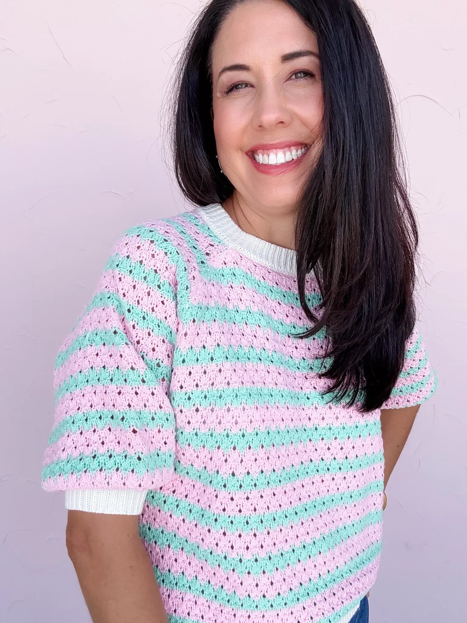 Pastel Parade Knit Top- 30% OFF