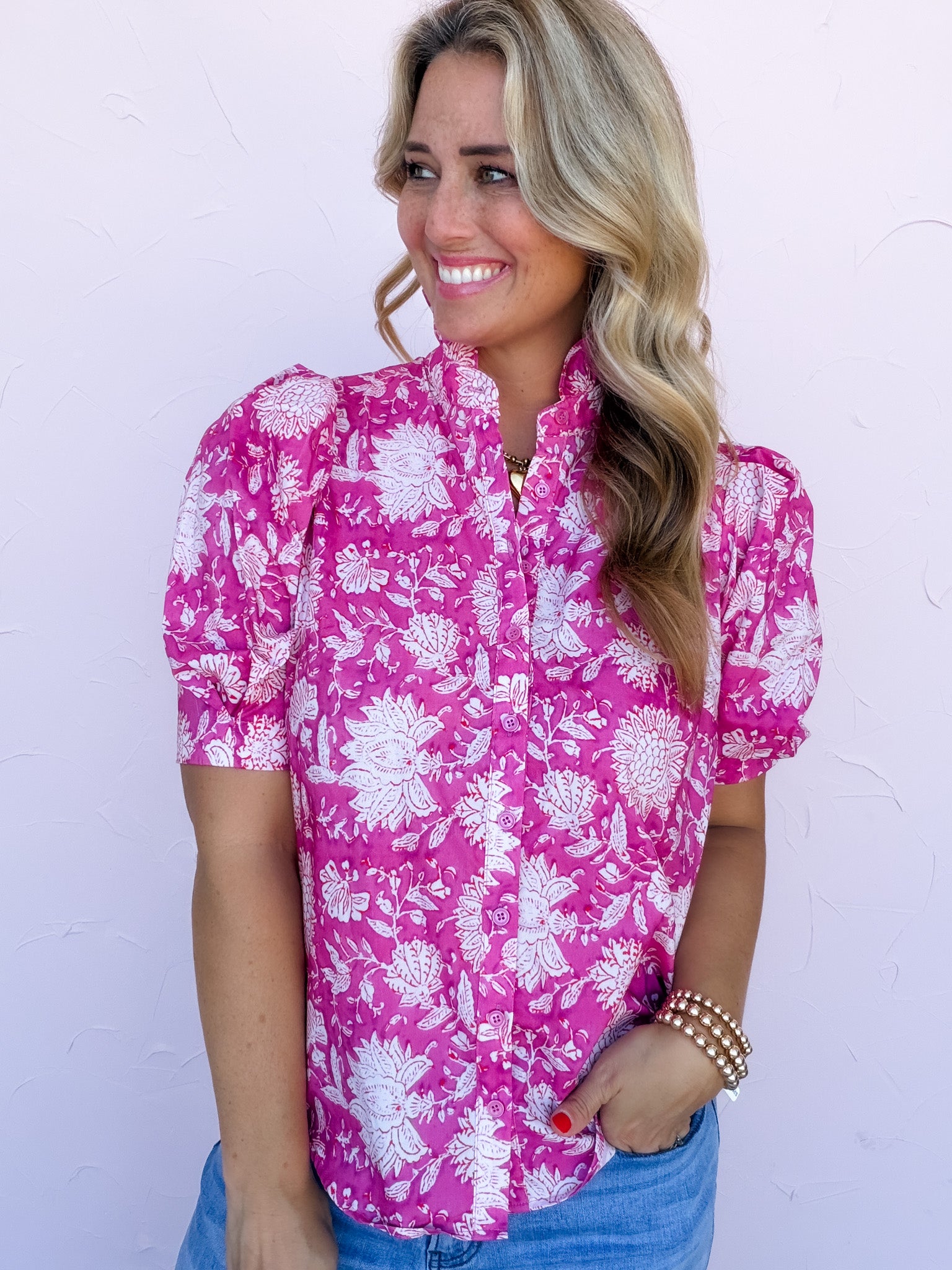 Rosy Serenade Top
