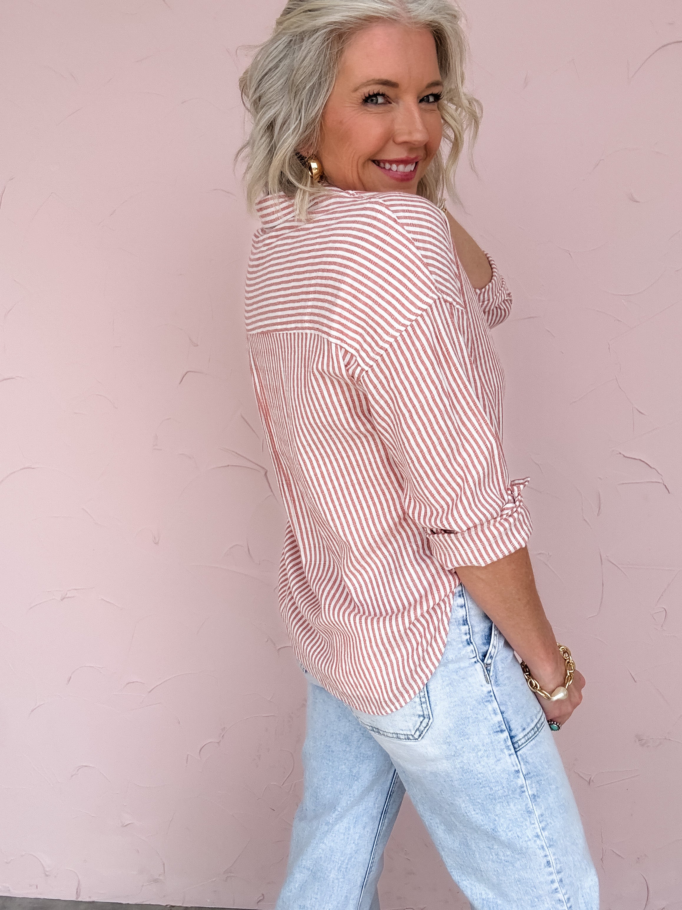 Rose Harbor Button Down