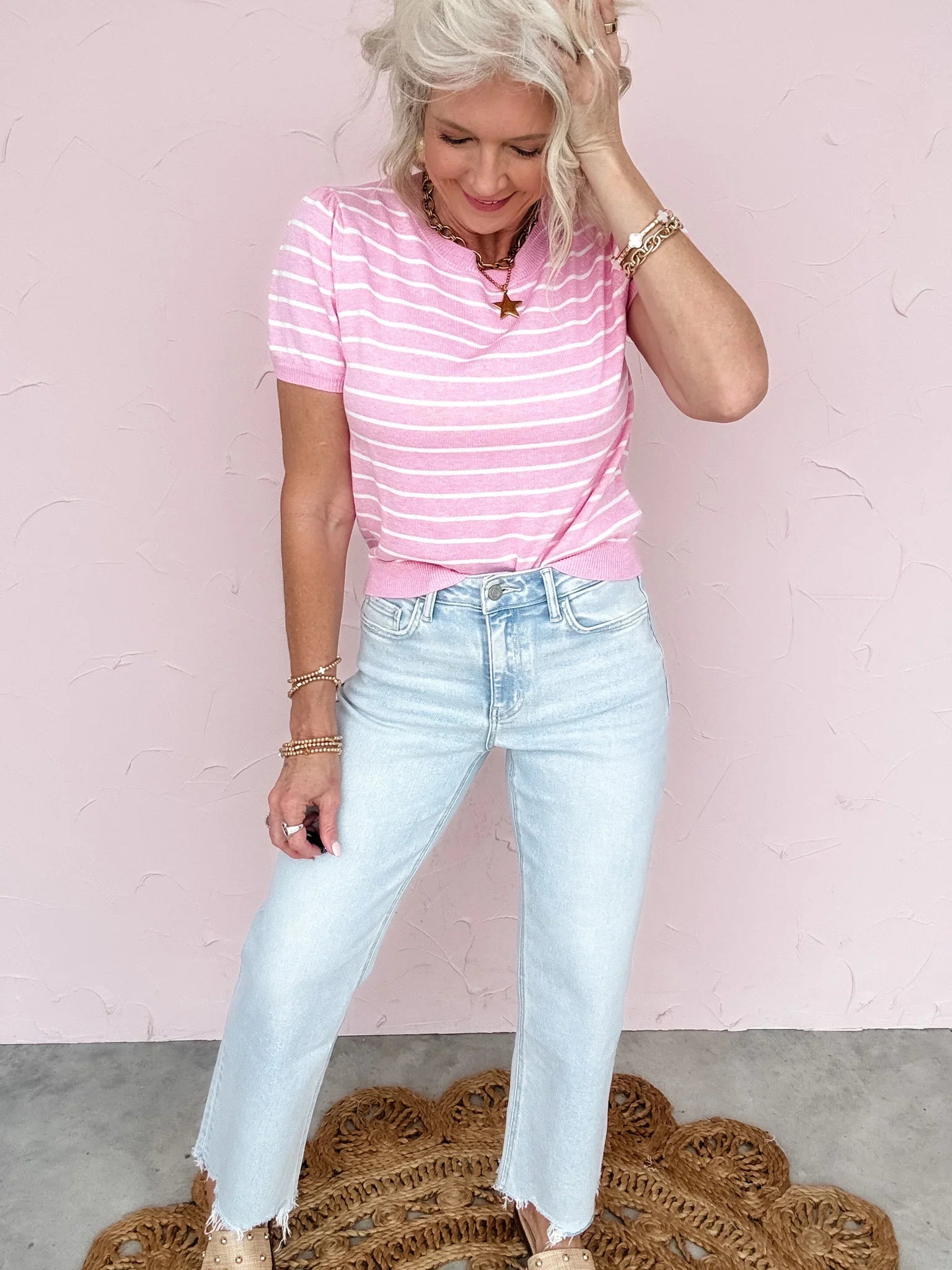 Millie Rose Stripe Sweater - 30% Off