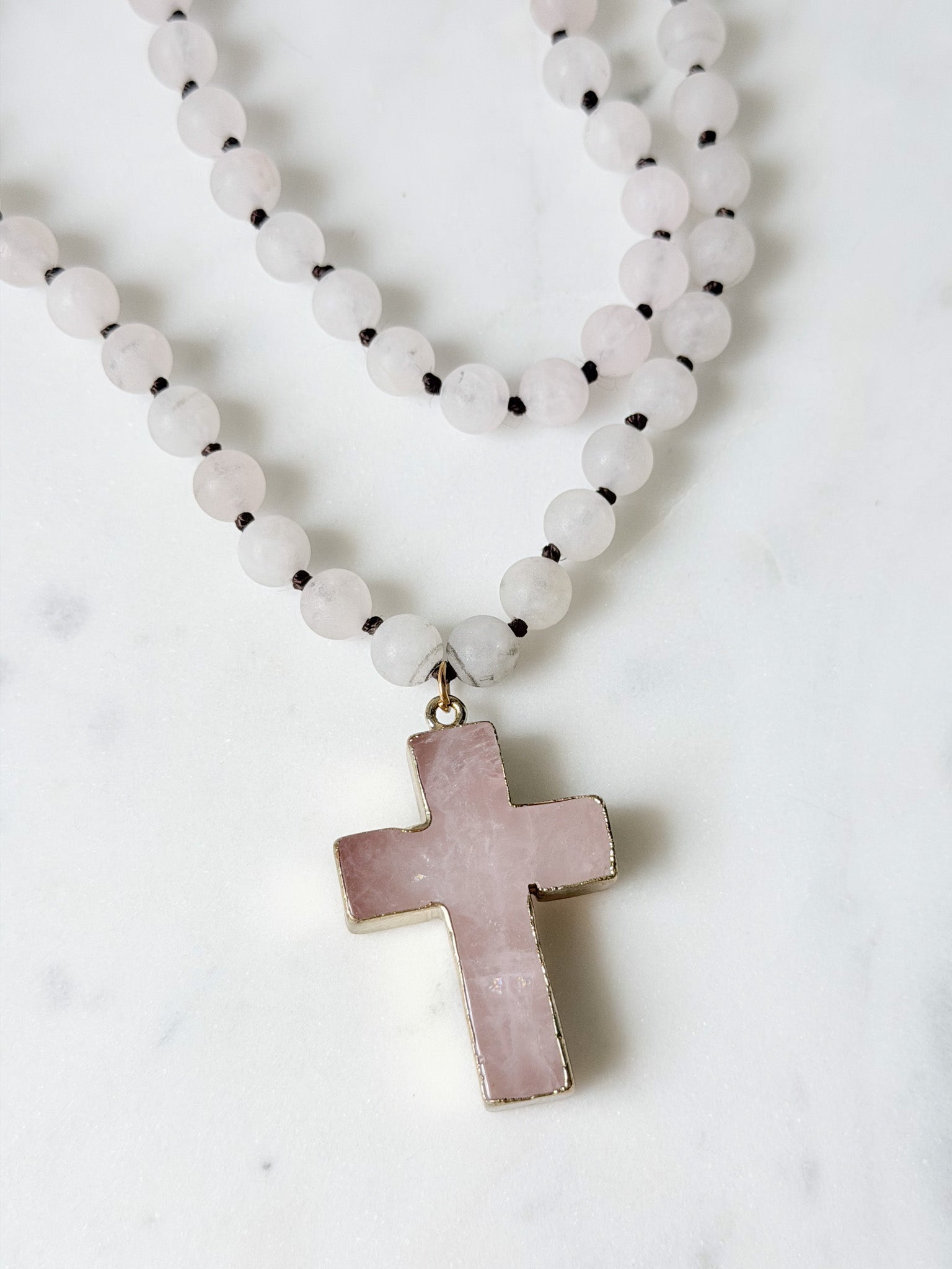 Whispering Stone Necklace | Rosewater