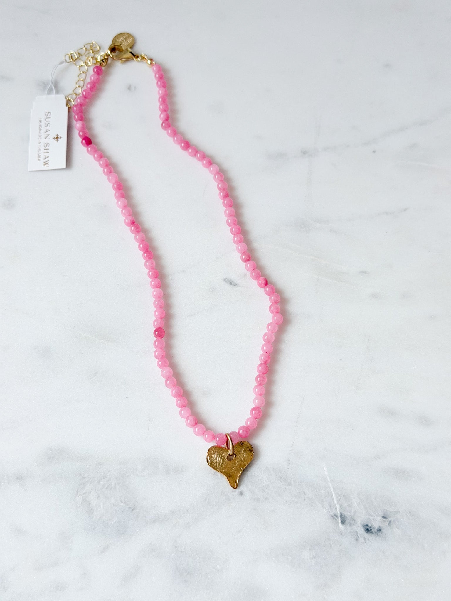 Blushing Heart Necklace | Susan Shaw