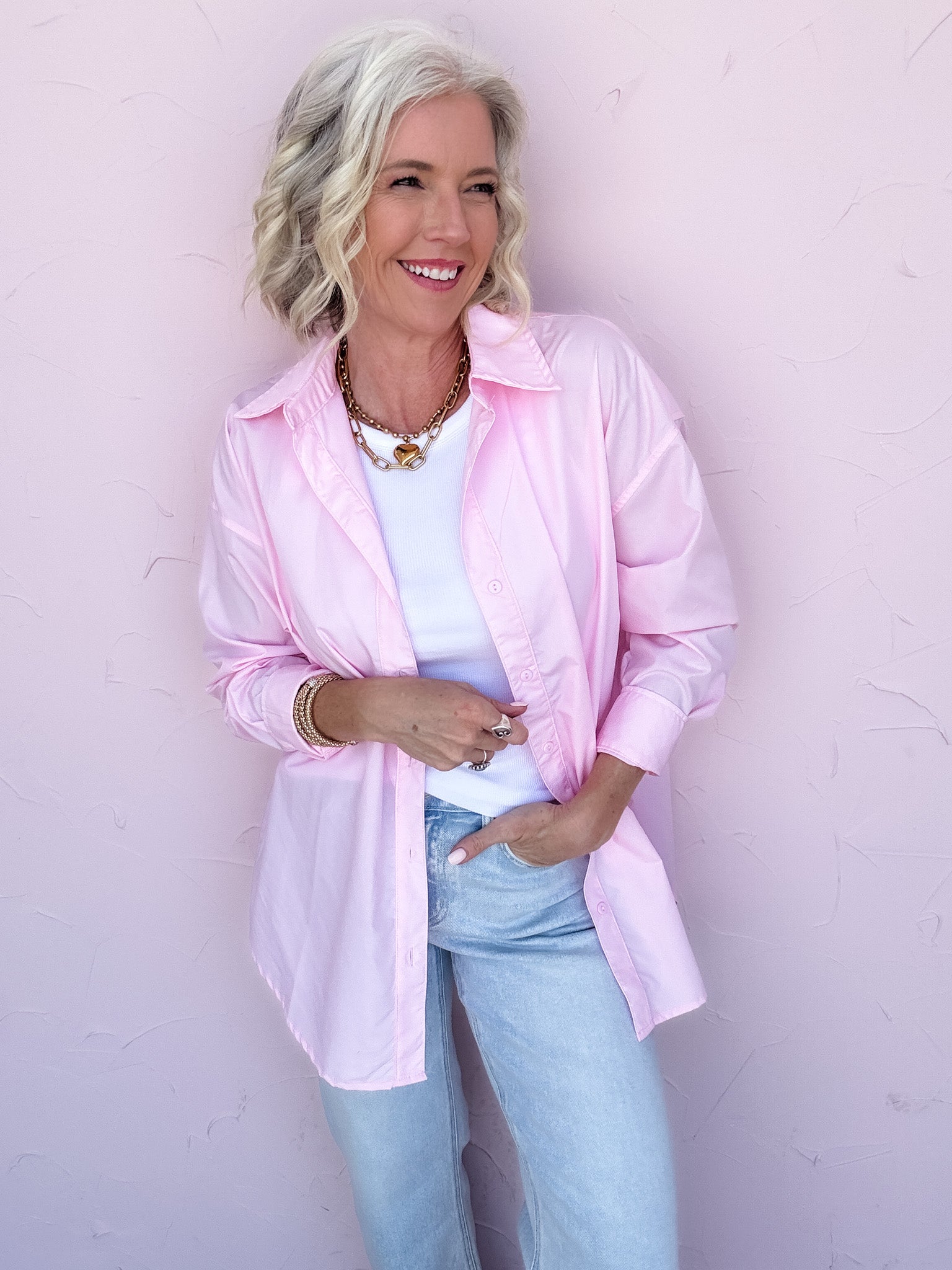 Polished Ease Button Down