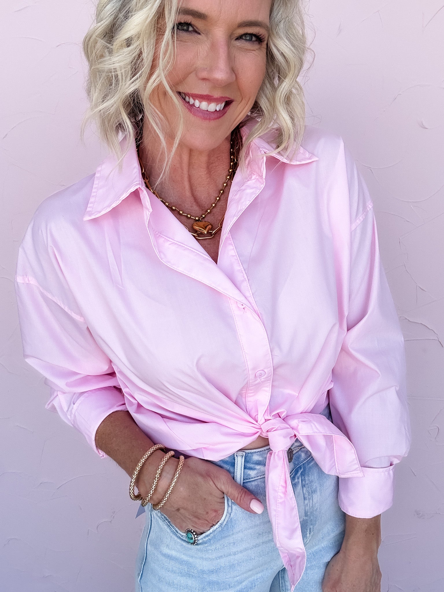 Polished Ease Button Down
