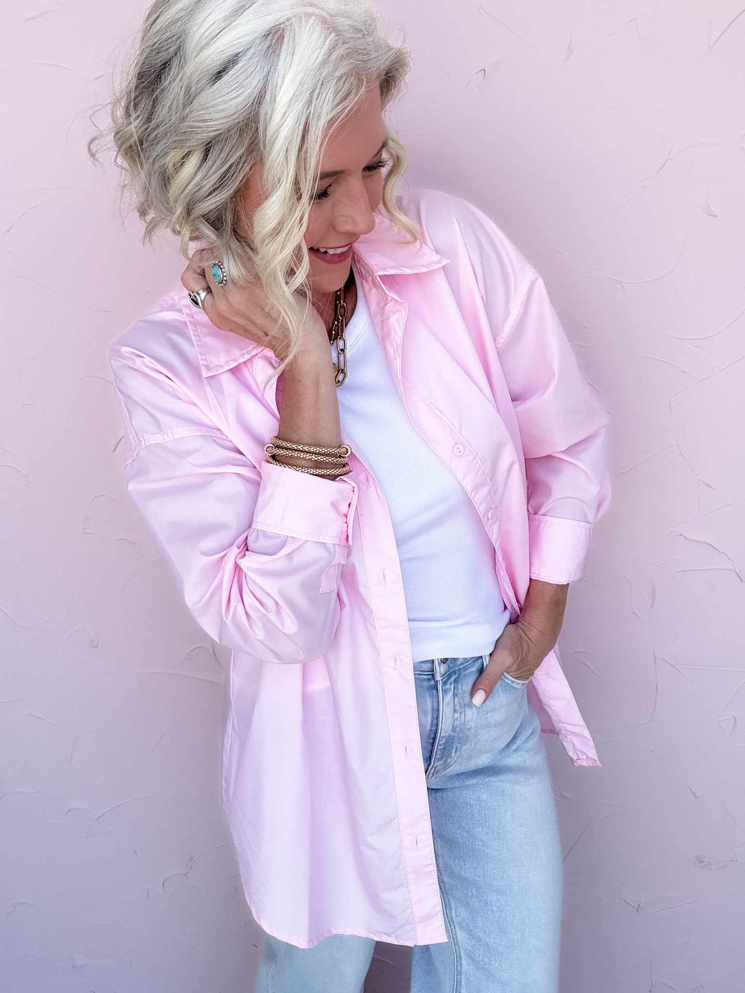 Polished Ease Button Down
