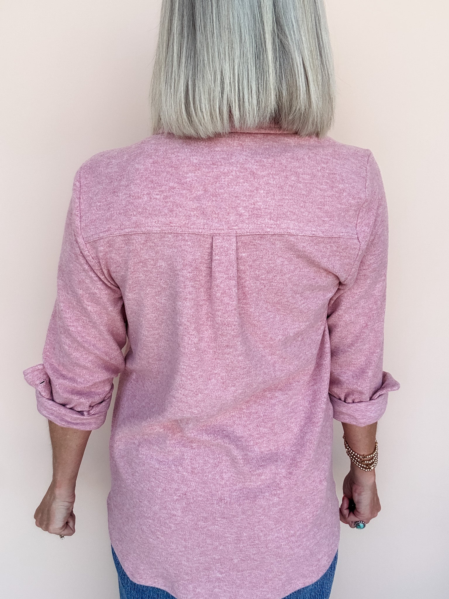 Lewis Button Down | Mauve Pink