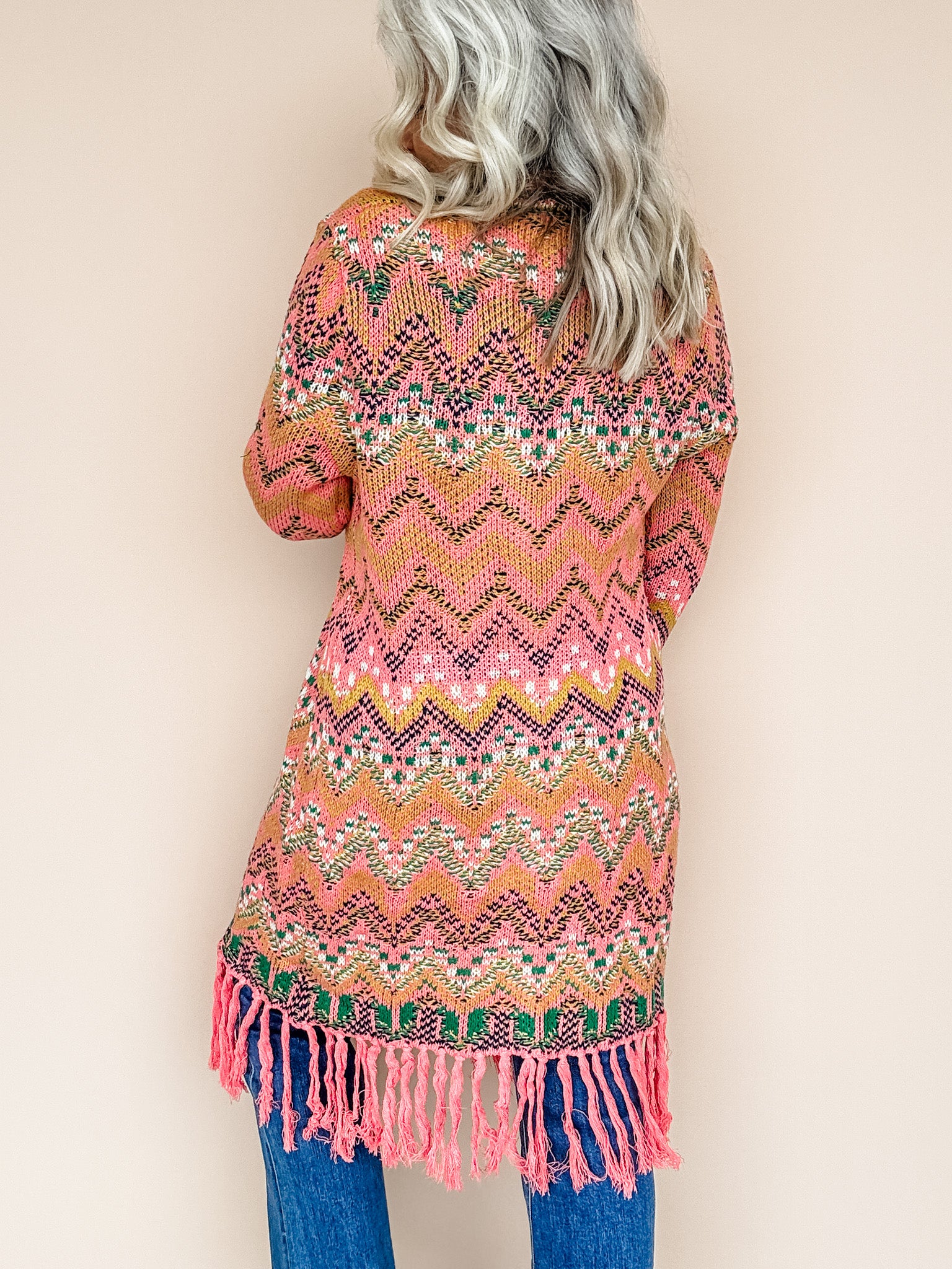 Pink Desert Cardigan