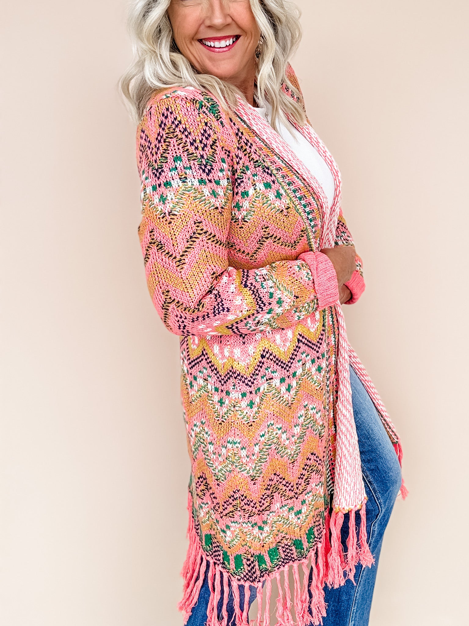 Pink Desert Cardigan