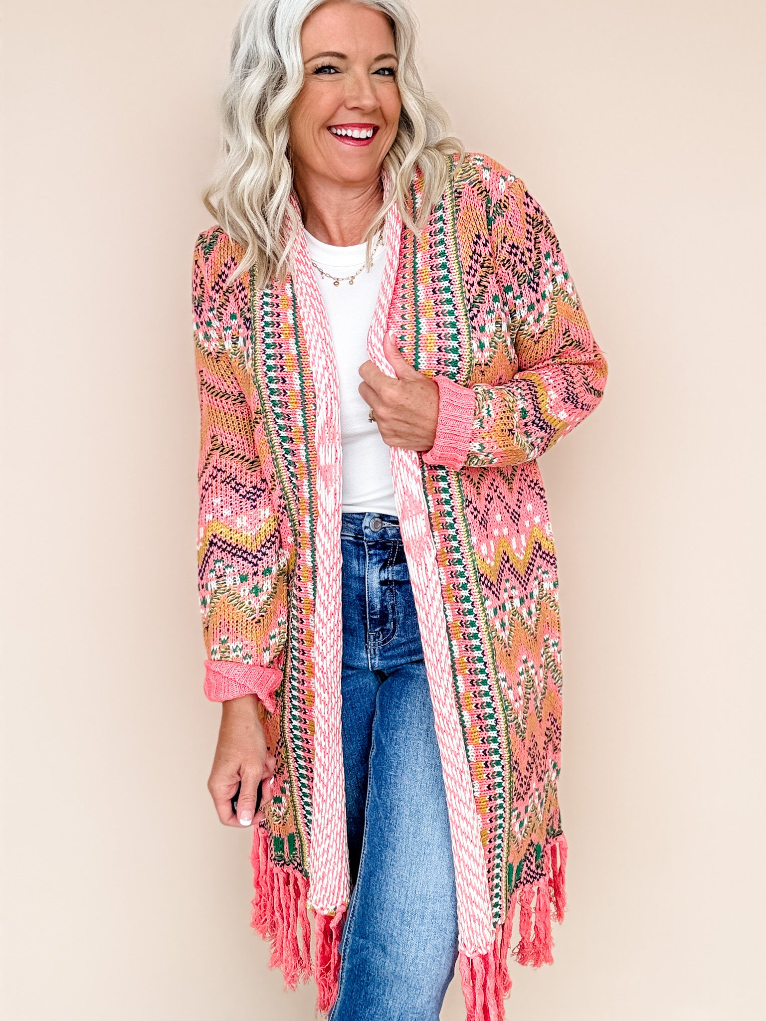 Pink Desert Cardigan