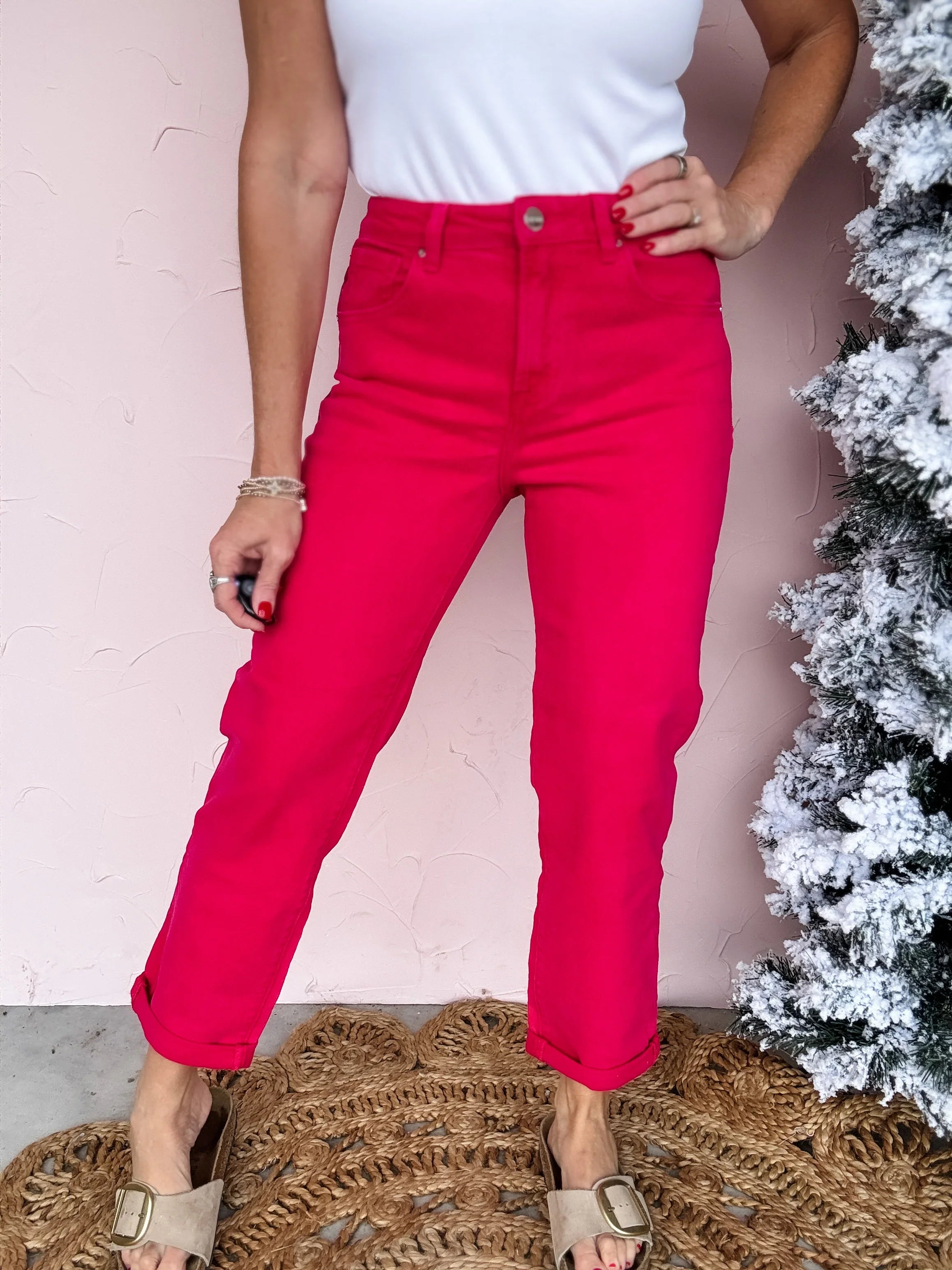 Punchline Boyfriend Jeans- FINAL SALE