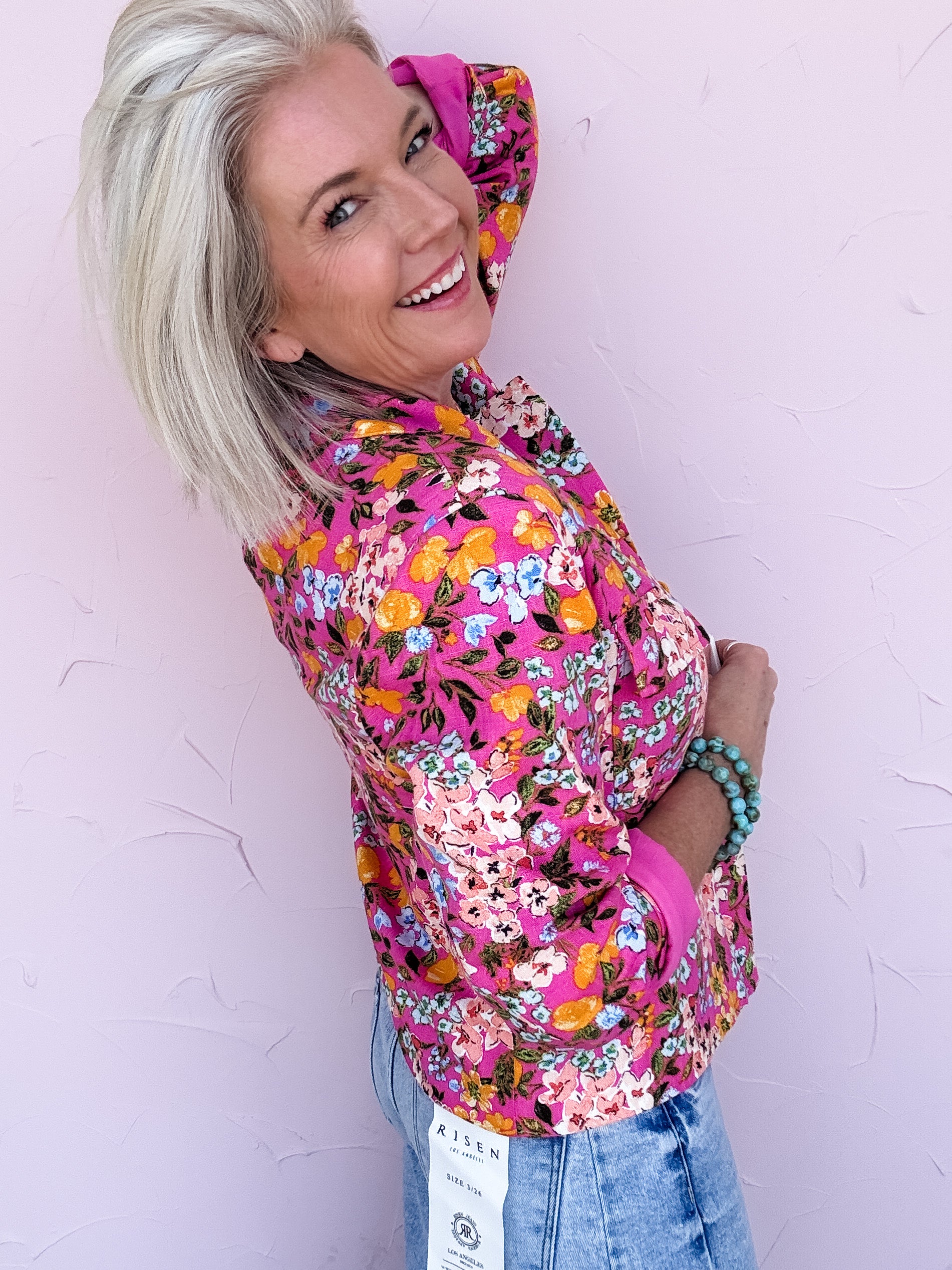 Pink Power Move Blazer