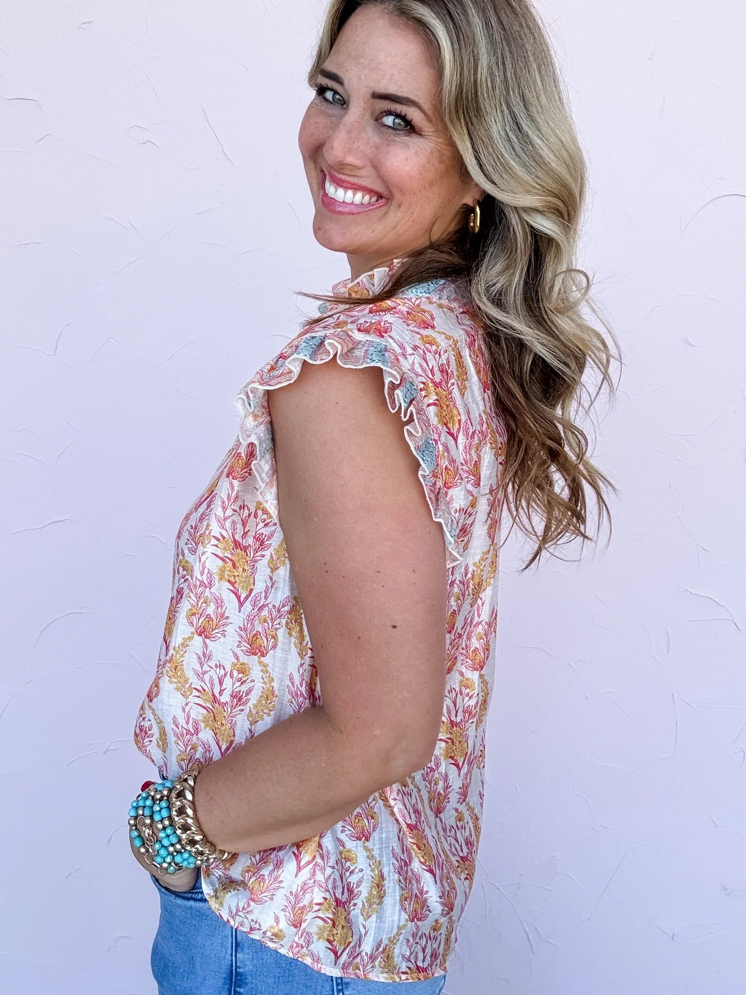 Meadowlight Flutter Top - 30% Off