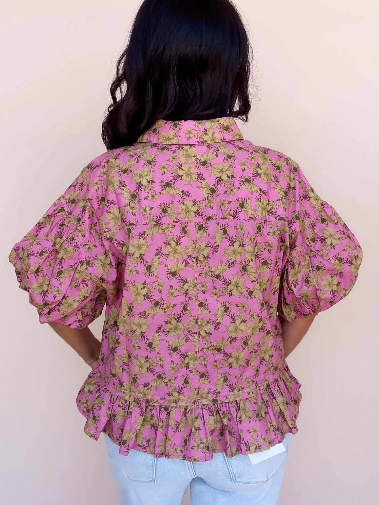 Gilded Garden Top | Dusty Pink