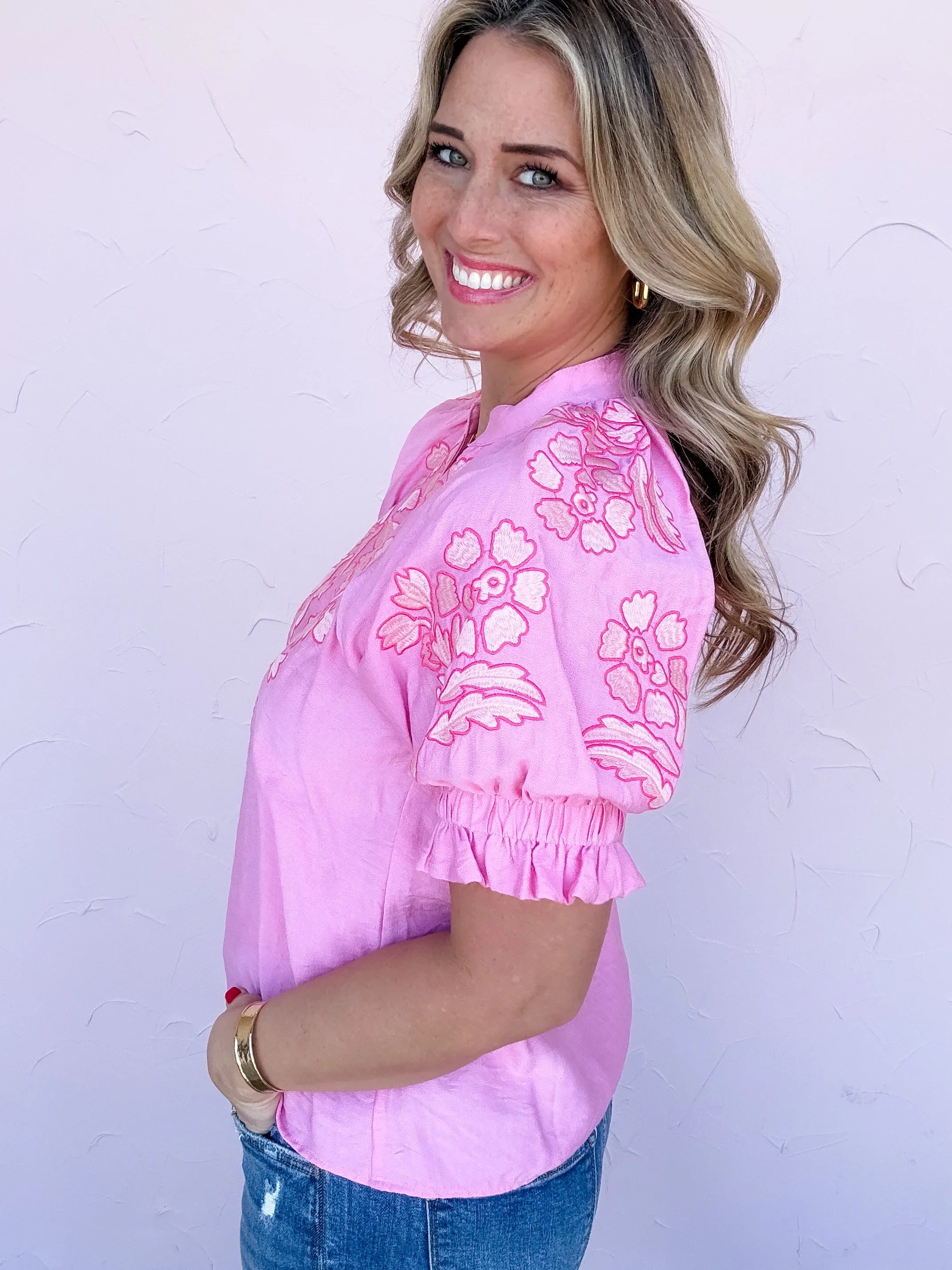 Lighthearted Bloom Top