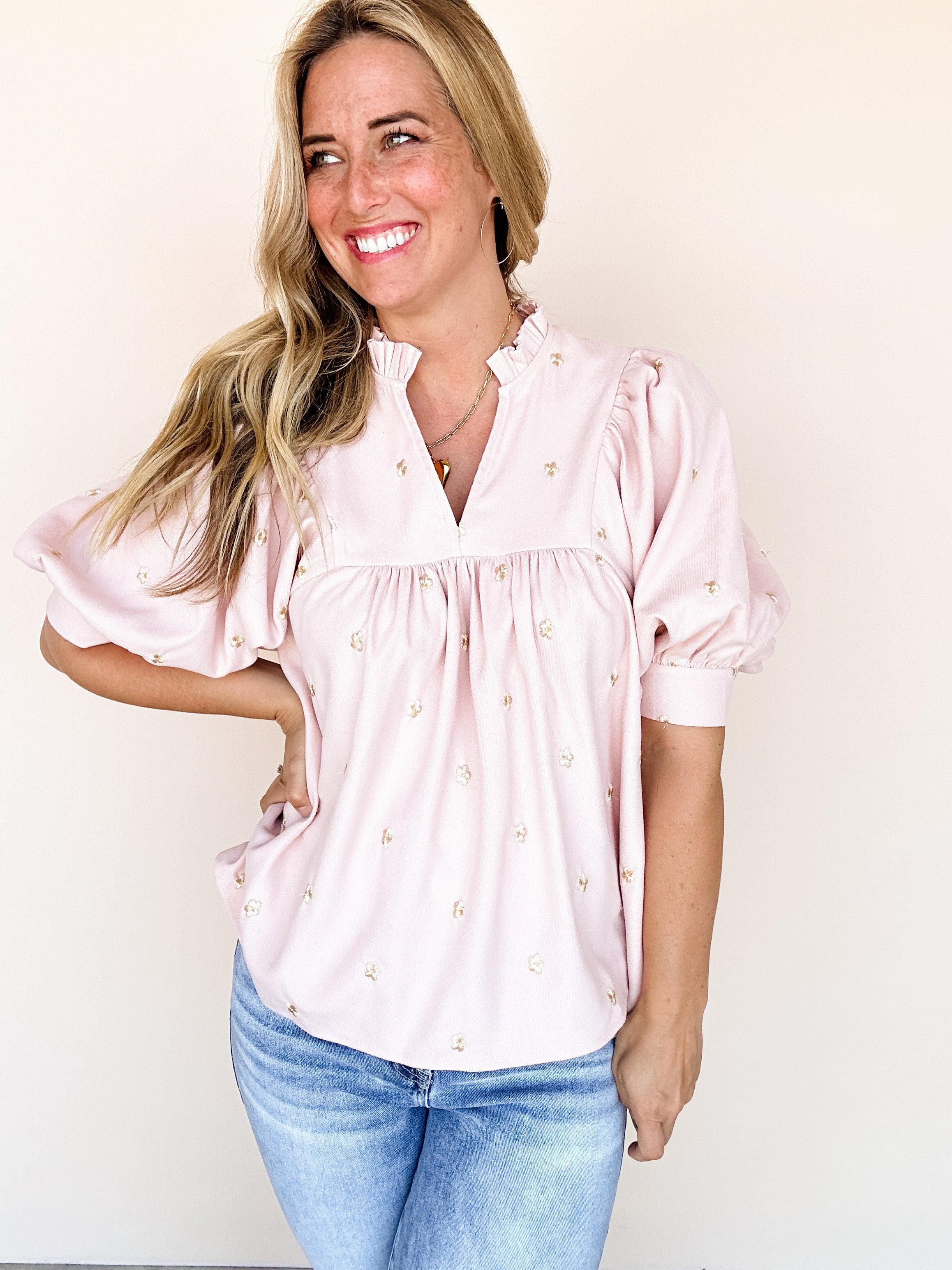 Pastel Petal Ruffle Top